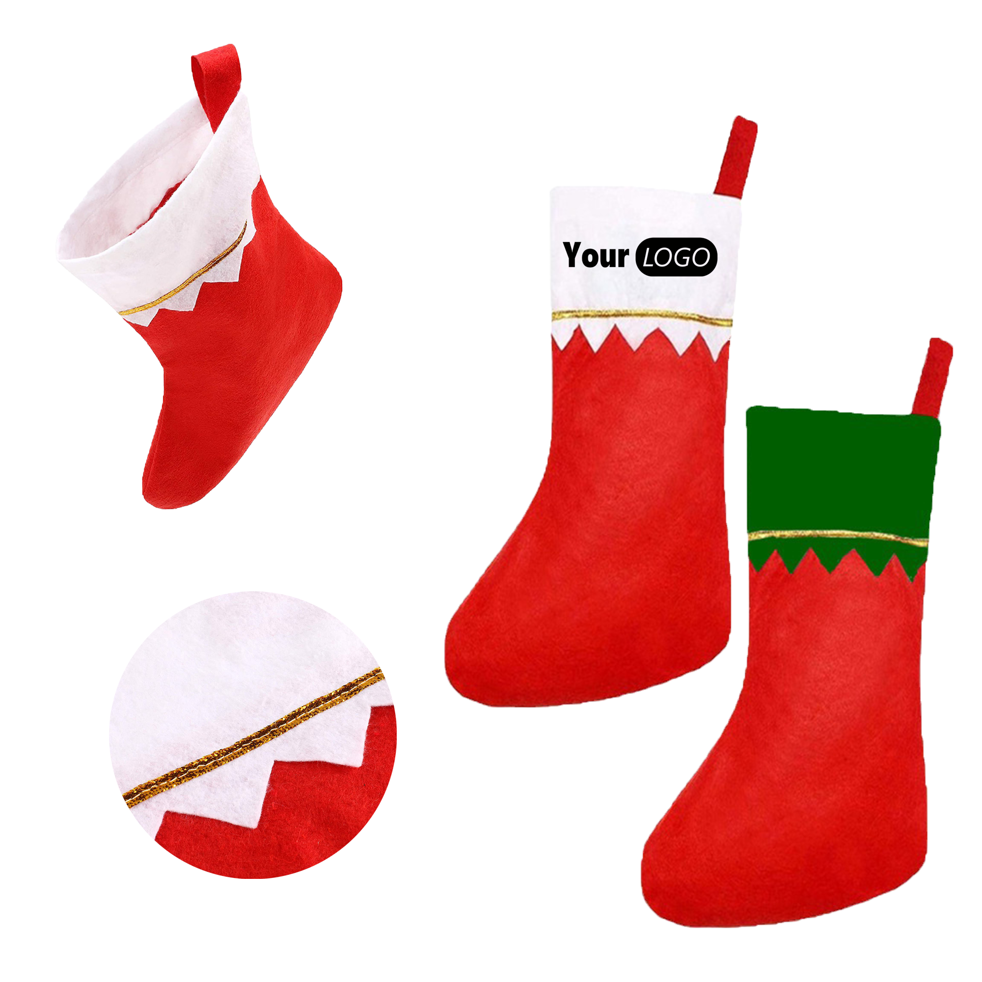 Non-woven Christmas Stocking Gift Bag 3