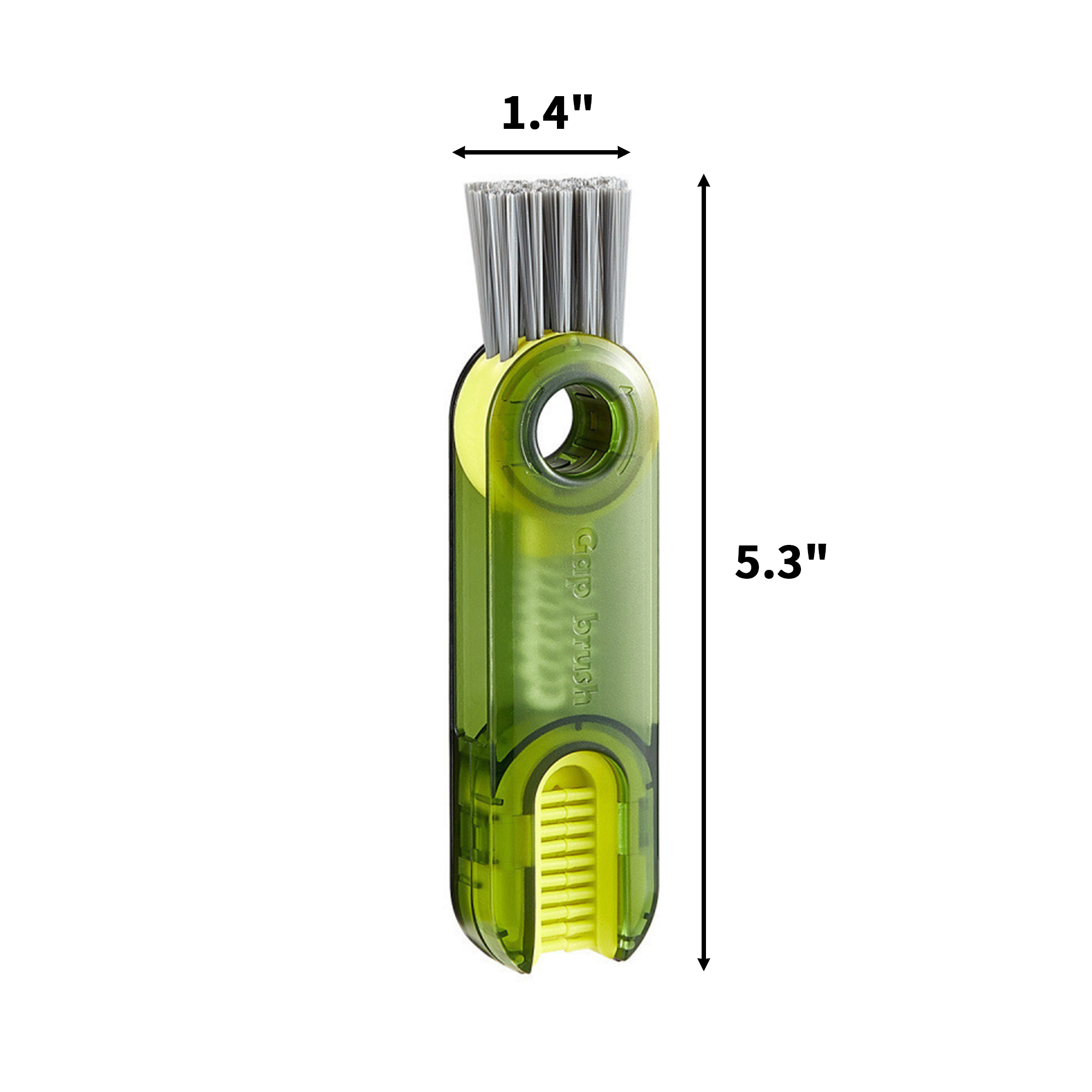 Three In One Cup Lid Detail Cleaning Brush With Hanging Hole 6