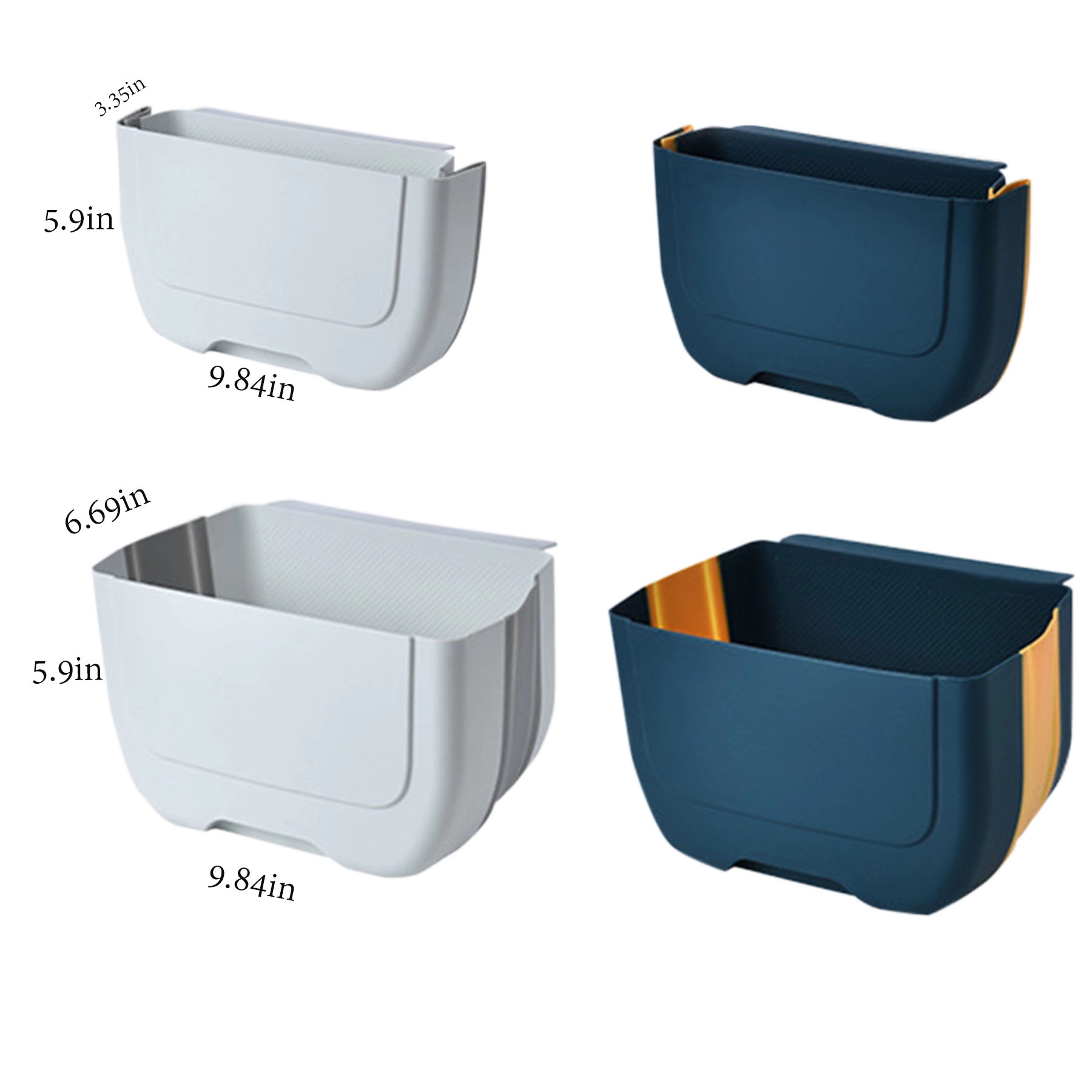 Hanging Kitchen Folding Bins 2
