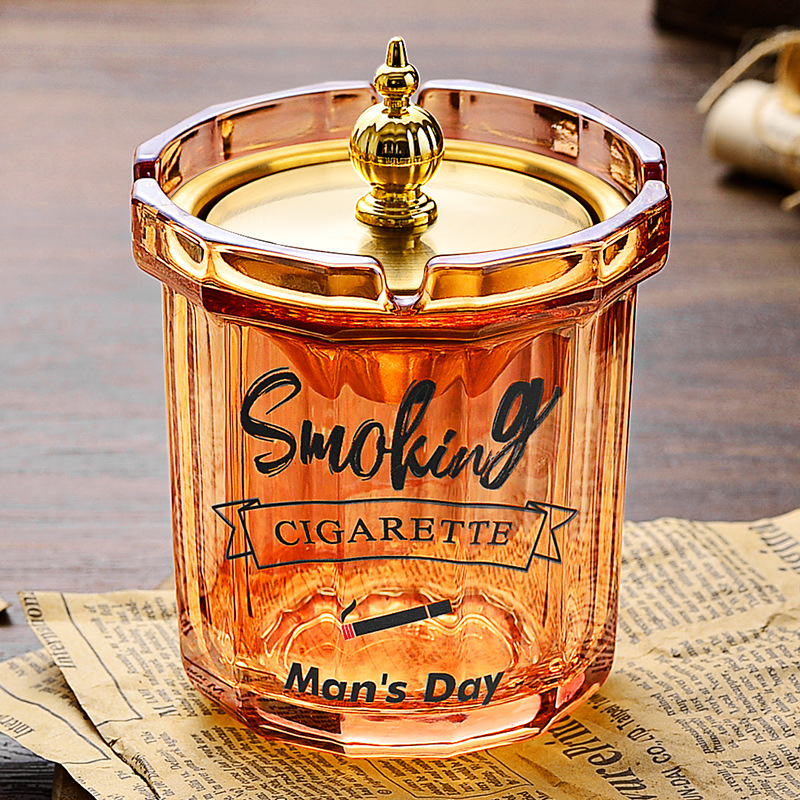 Ashtray with Lid for Cigarette 10