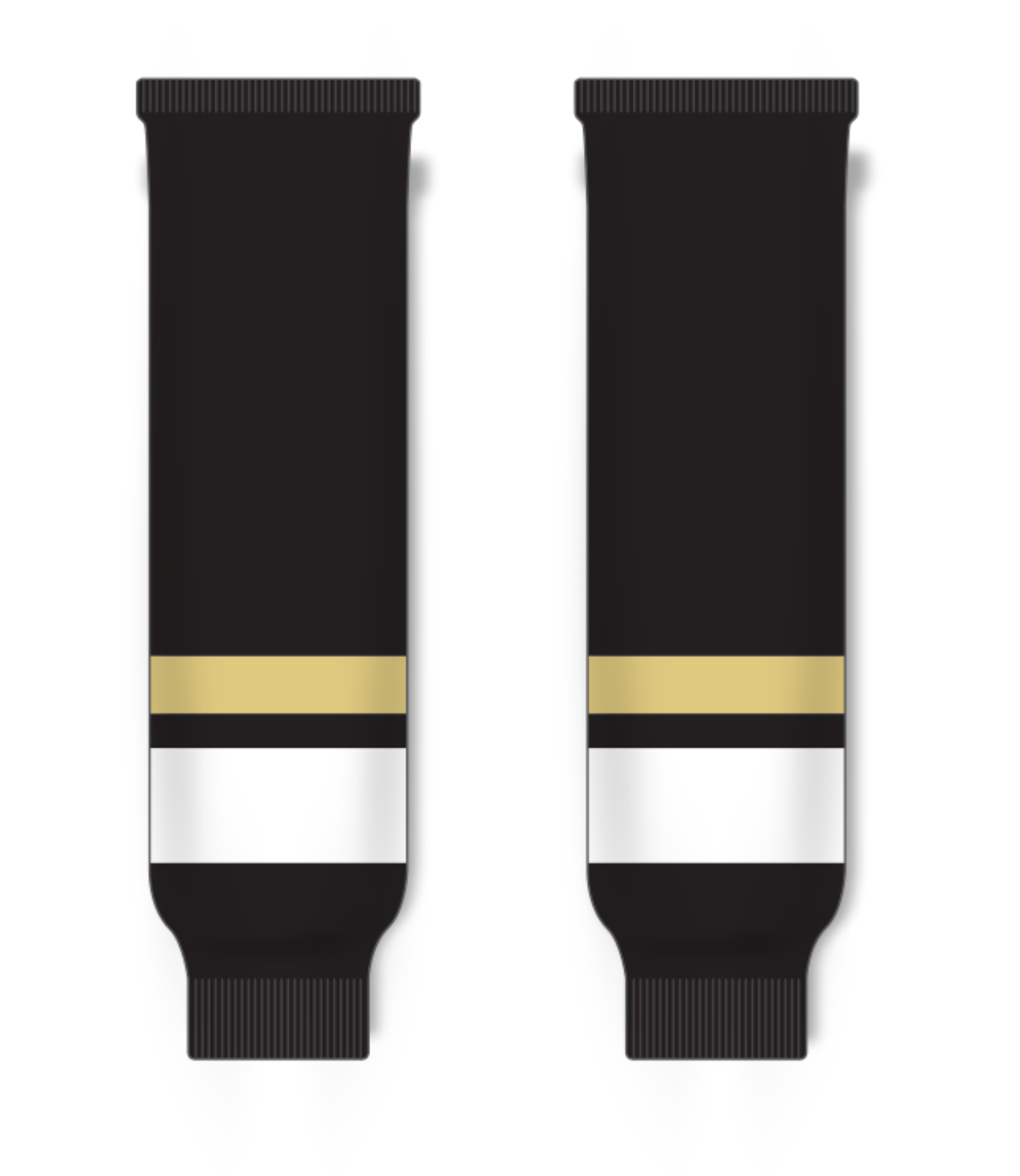 Knitted Striped Hockey Socks HS630-G201 2