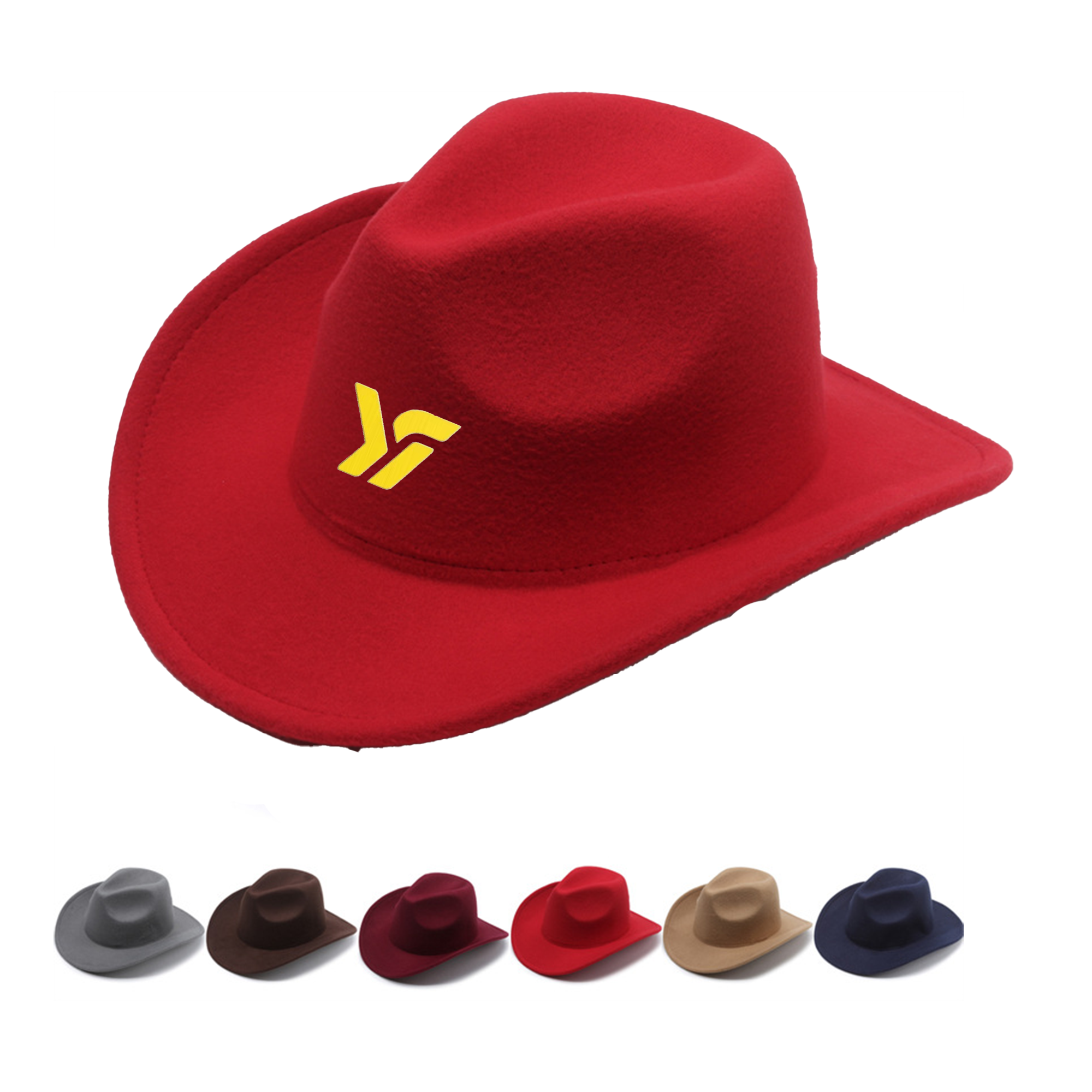 Unisex Wide Brim Cowboy Hat 2