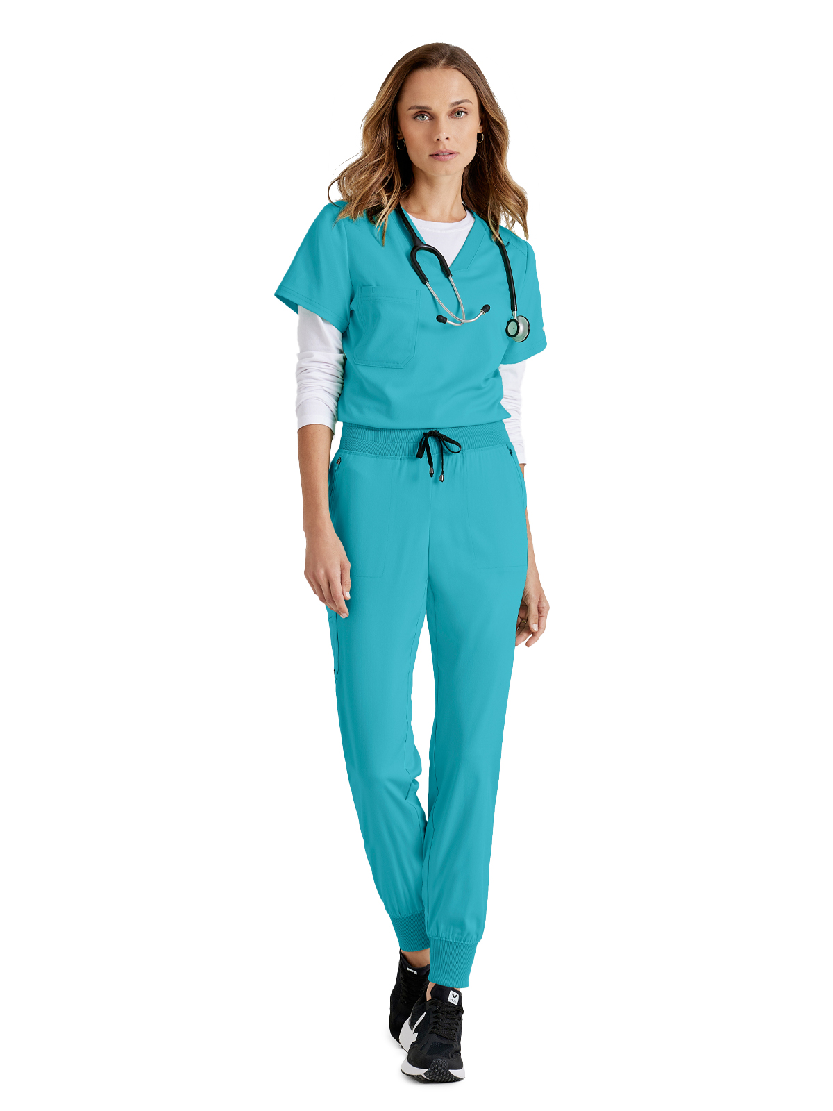 Grey's Anatomy Spandex Stretch - Women's Five-Pocket Eden Jogger Scrub Pant 16
