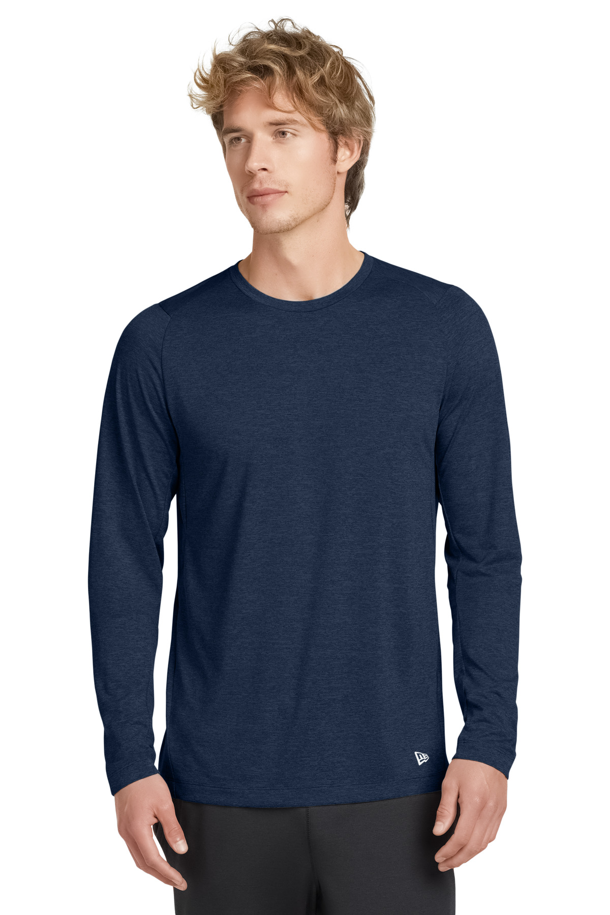 New Era Series Performance Long Sleeve Crew Tee. NEA201 32