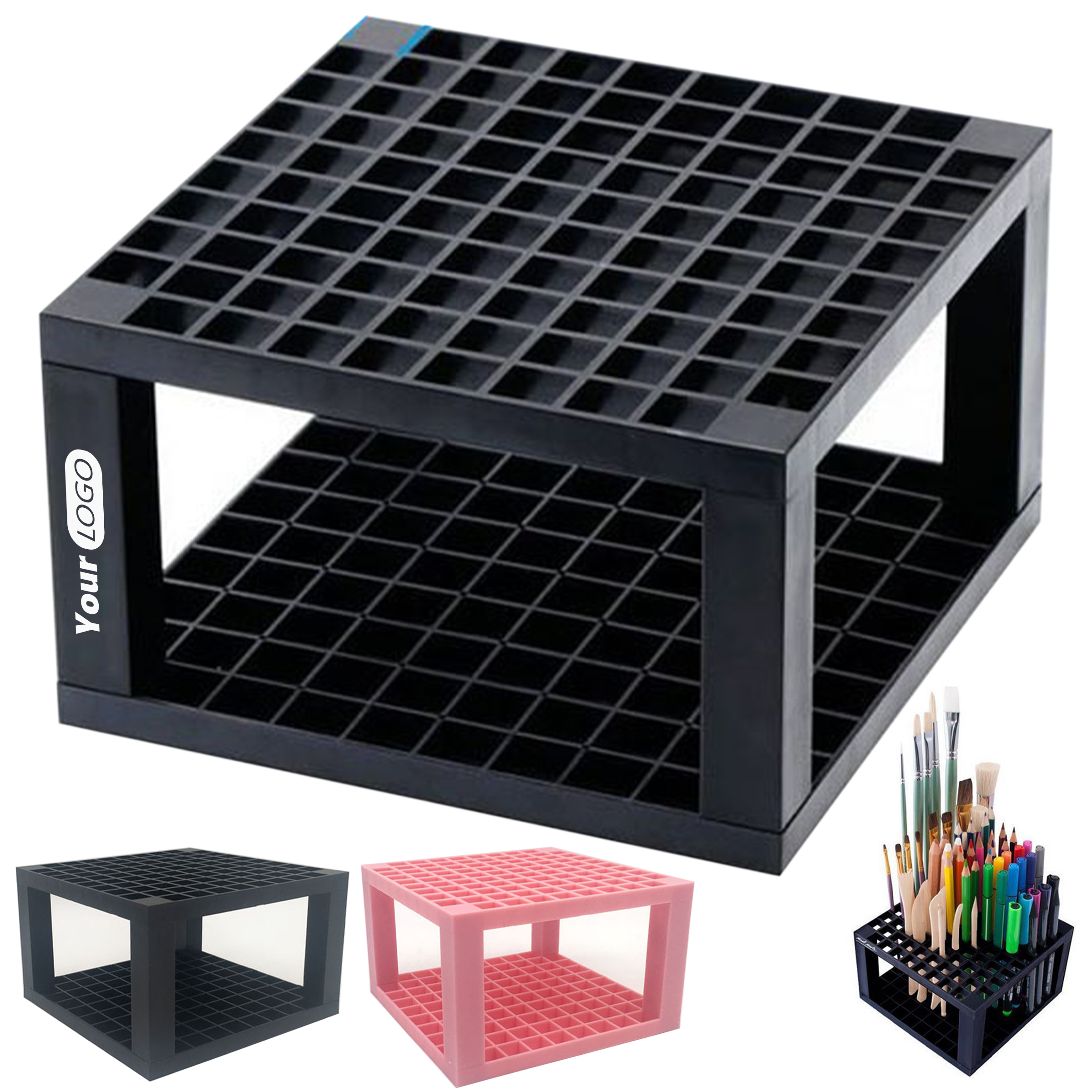 Abs Detachable 96 Square Pen Holder 3