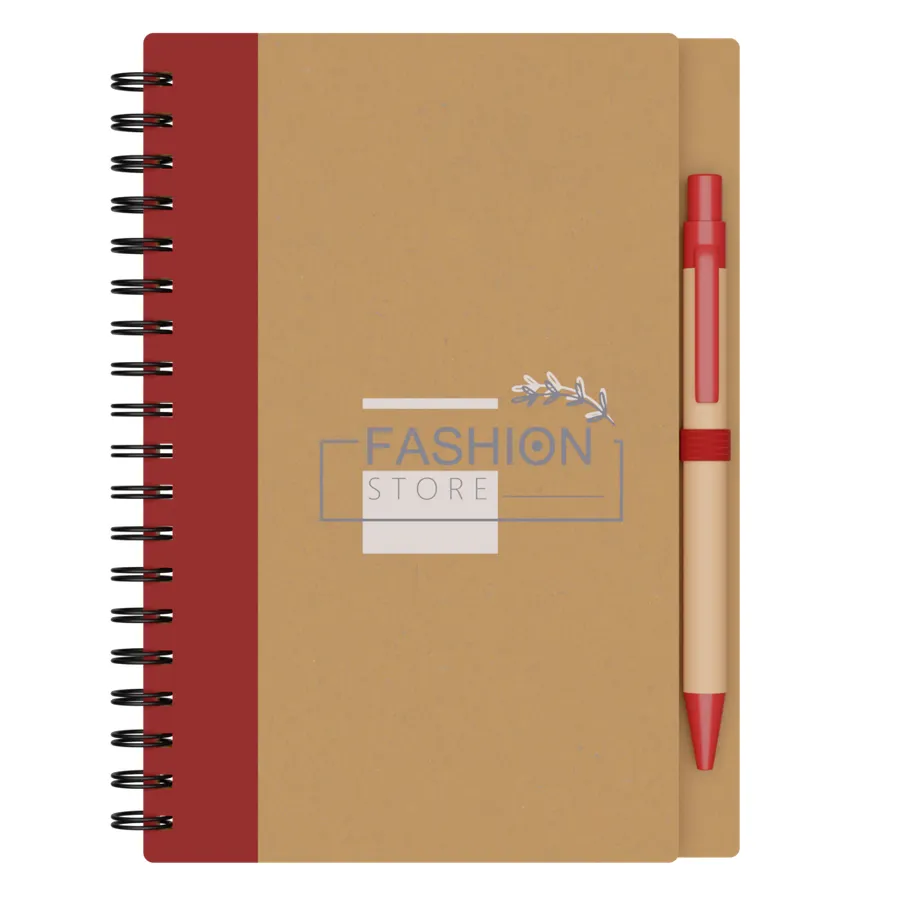 Eco Spiral Notebook & Pen 5