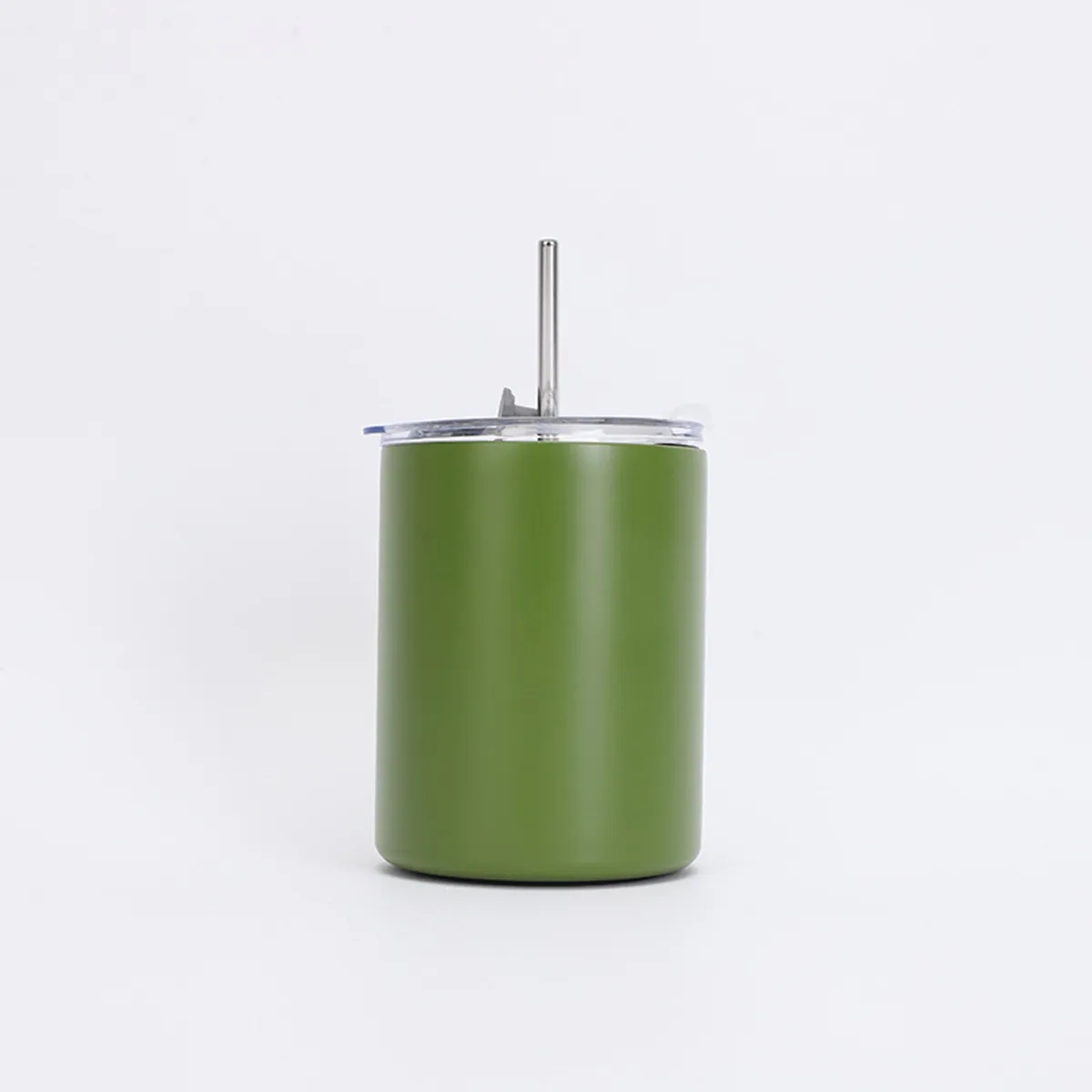 10Oz Stainless Steel Insulated Vacuum Cup With Straw 6