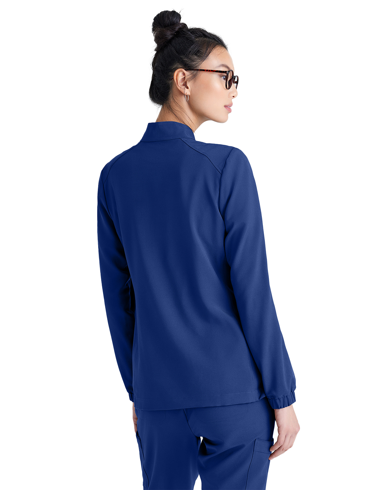 Grey's Anatomy Evolve Stretch - Women's Three-Pocket Virtue Warm-Up Scrub Jacket 22