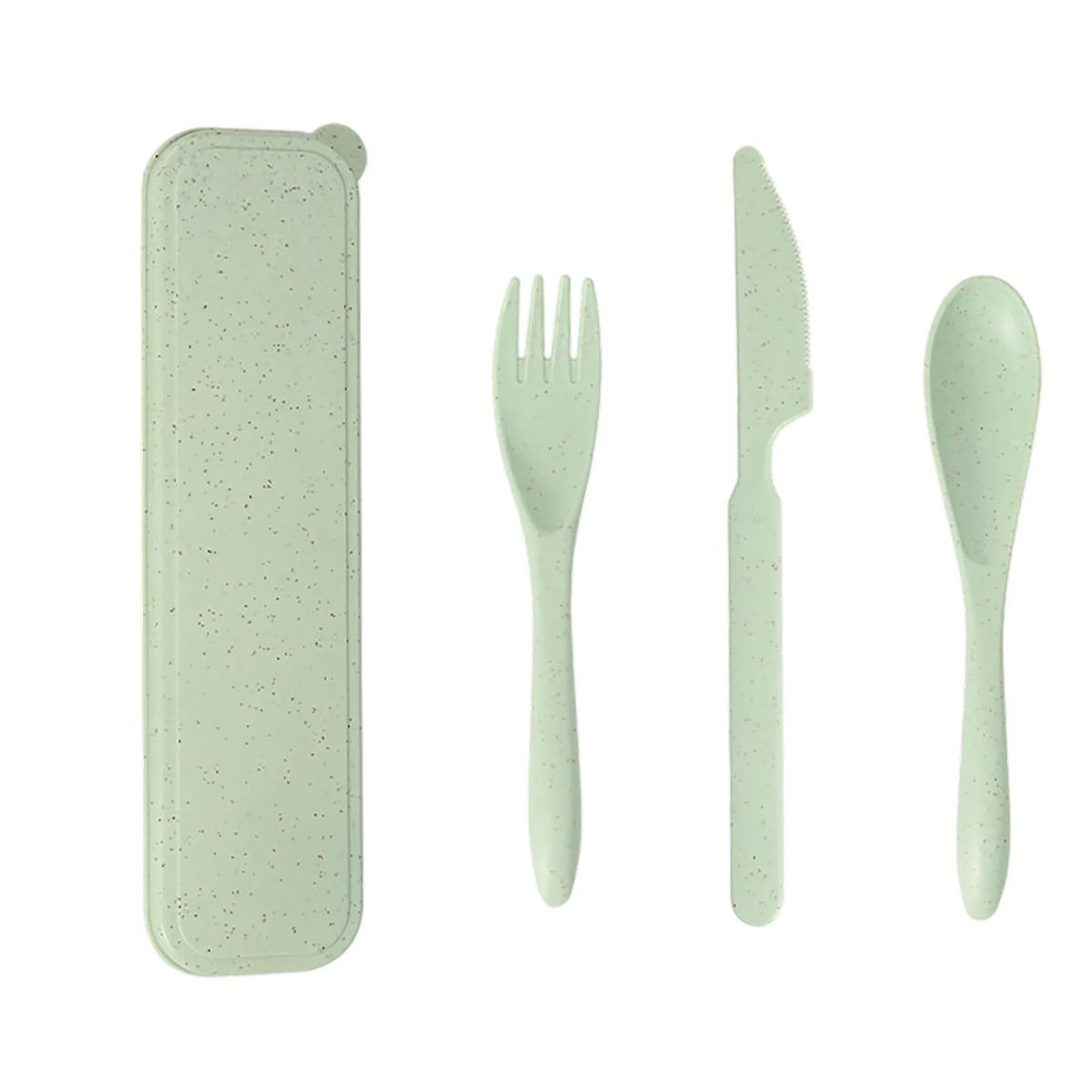 Wheat Straw Cutlery Set Three Pieces 1