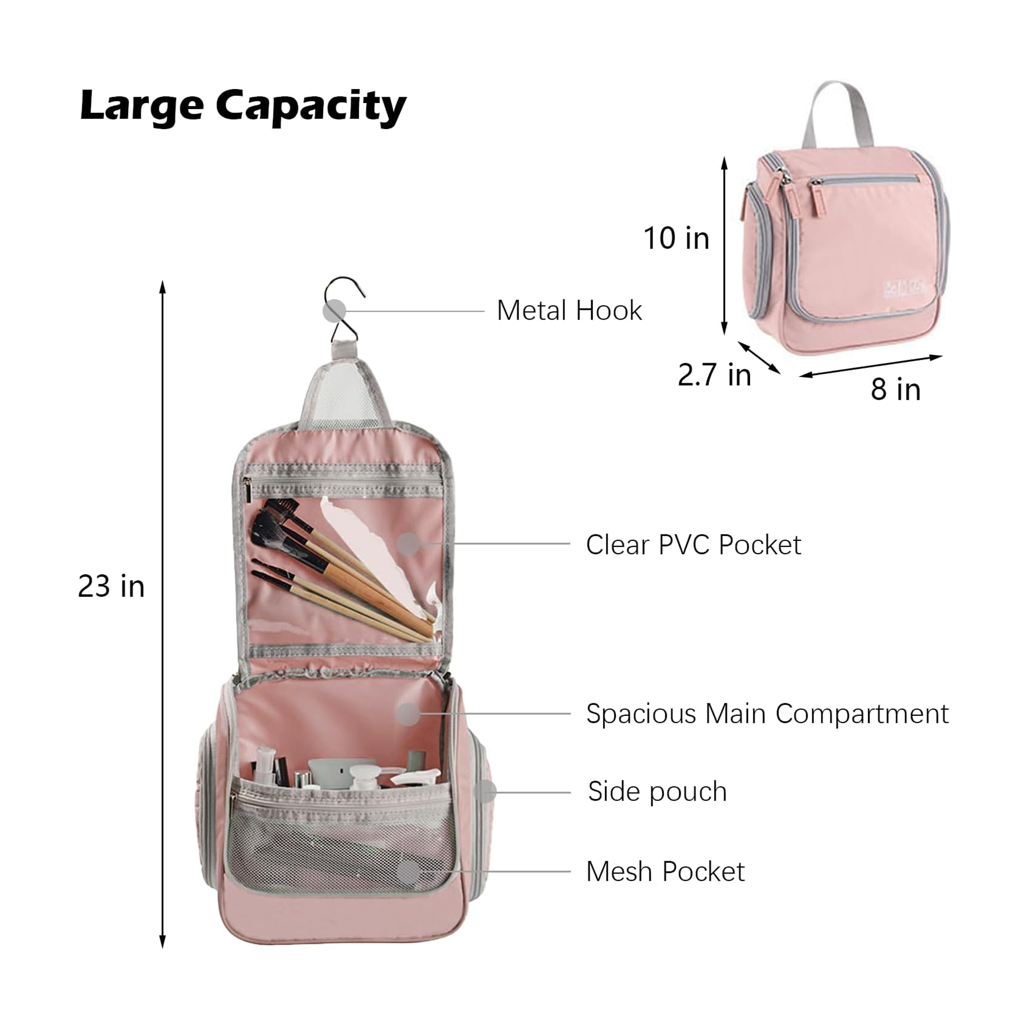 Hanging Travel Toiletry Bag 1