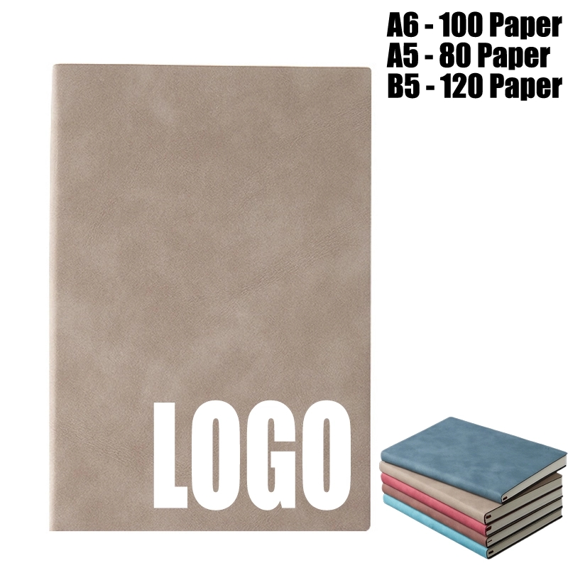 PU Leather A6/A5/B5 Business Travel Journal Diary Notebook 4