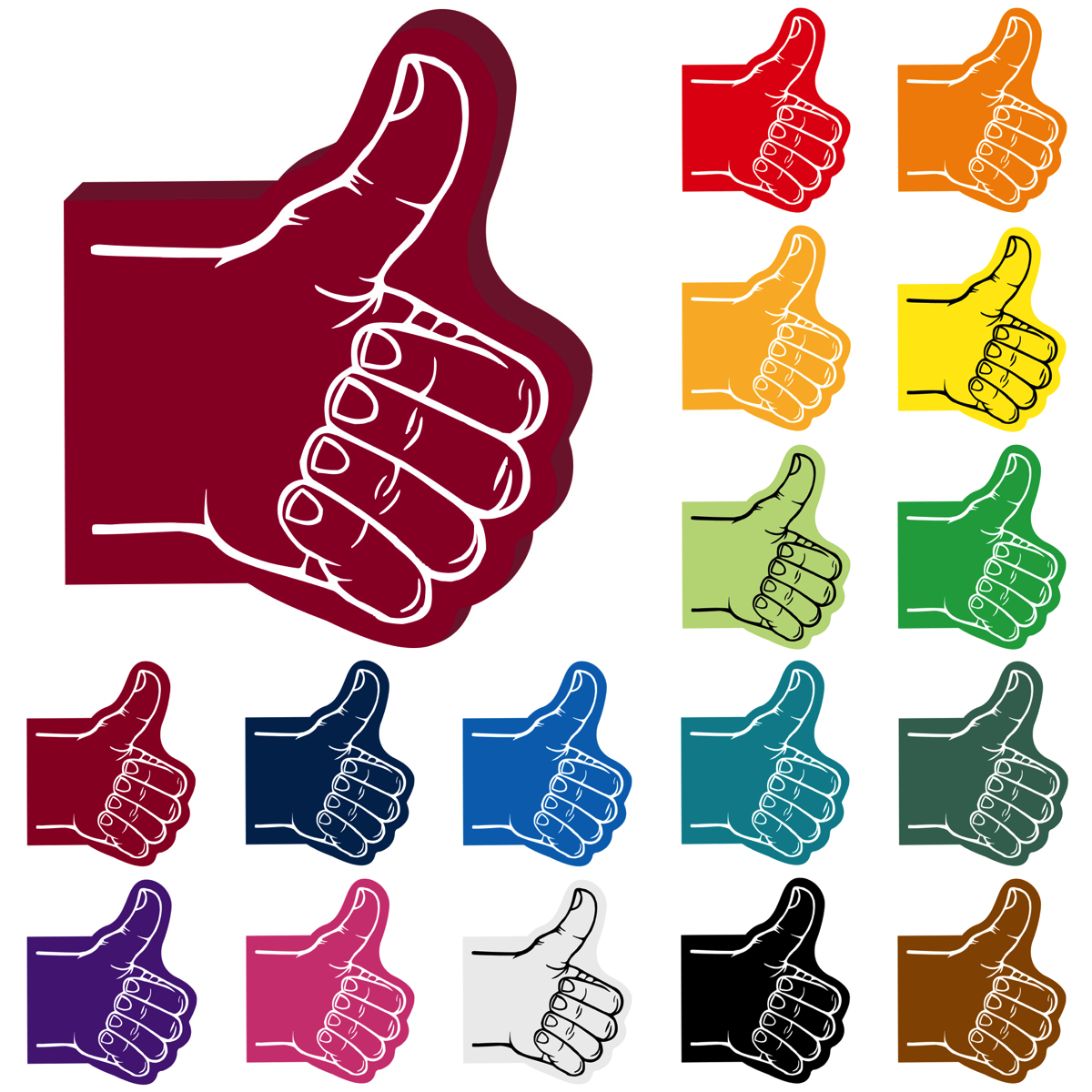 Giant Thumbs Up Hand 7
