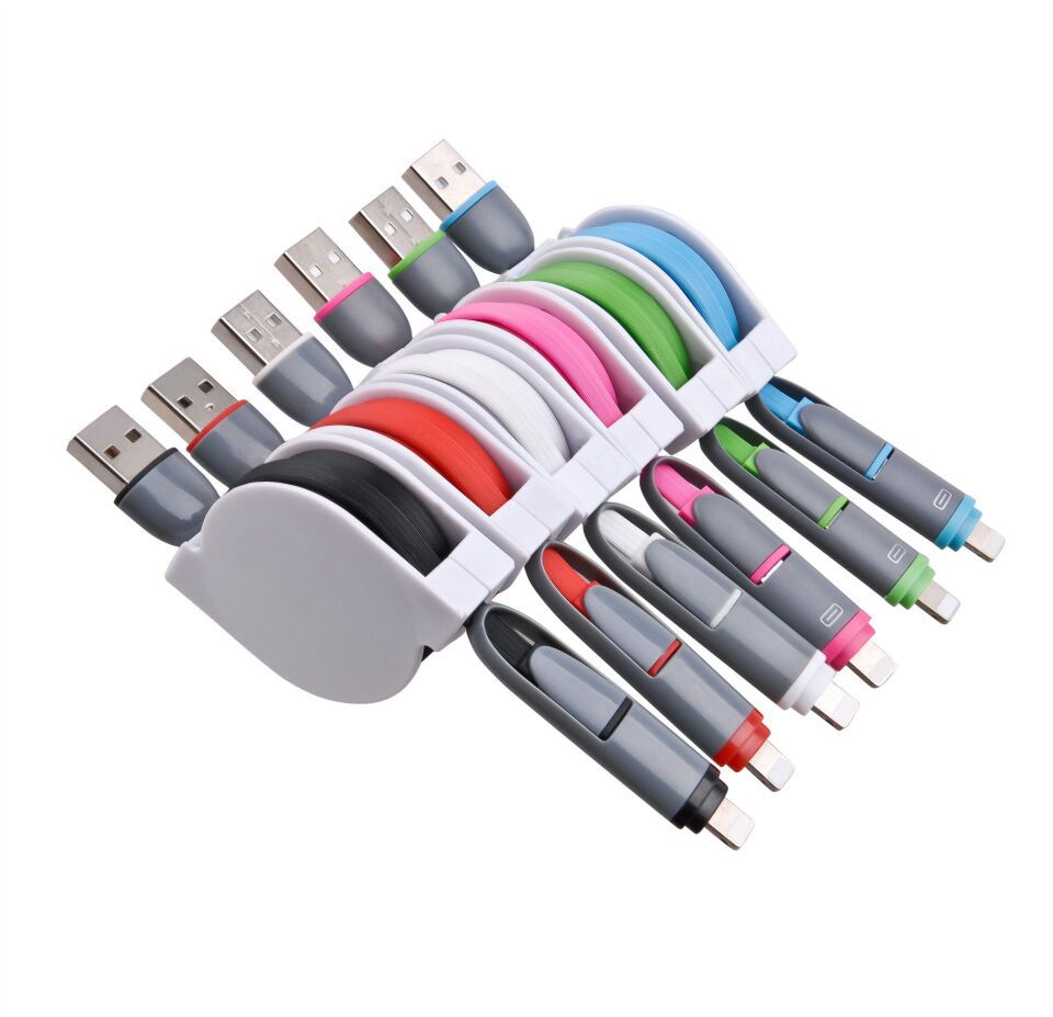 2 In 1 Retractable Charging Cable 2