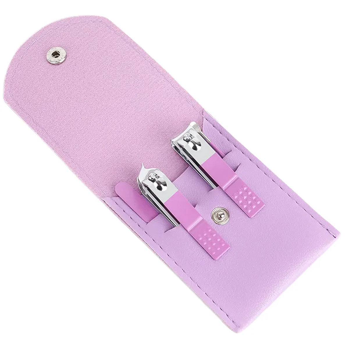 Portable Nail Clipper Kit with Folding PU Leather Pouch 3