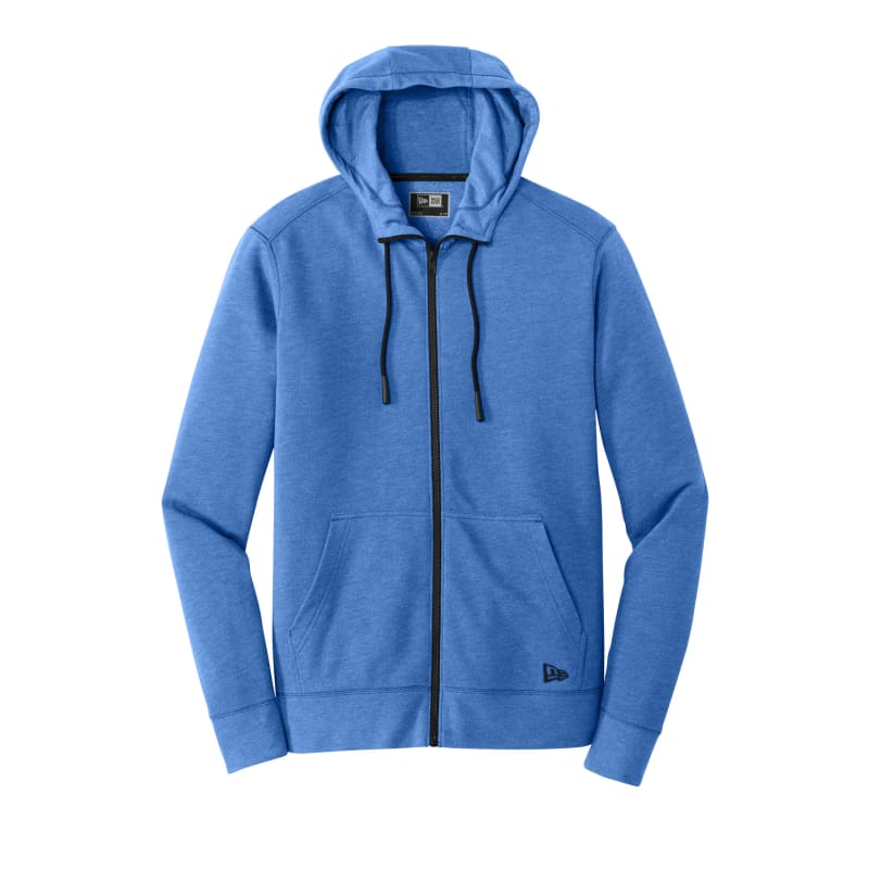 New Era Tri-Blend Fleece Full-Zip Hoodie, custom hoodie or sweatshirt with logo imprint 3