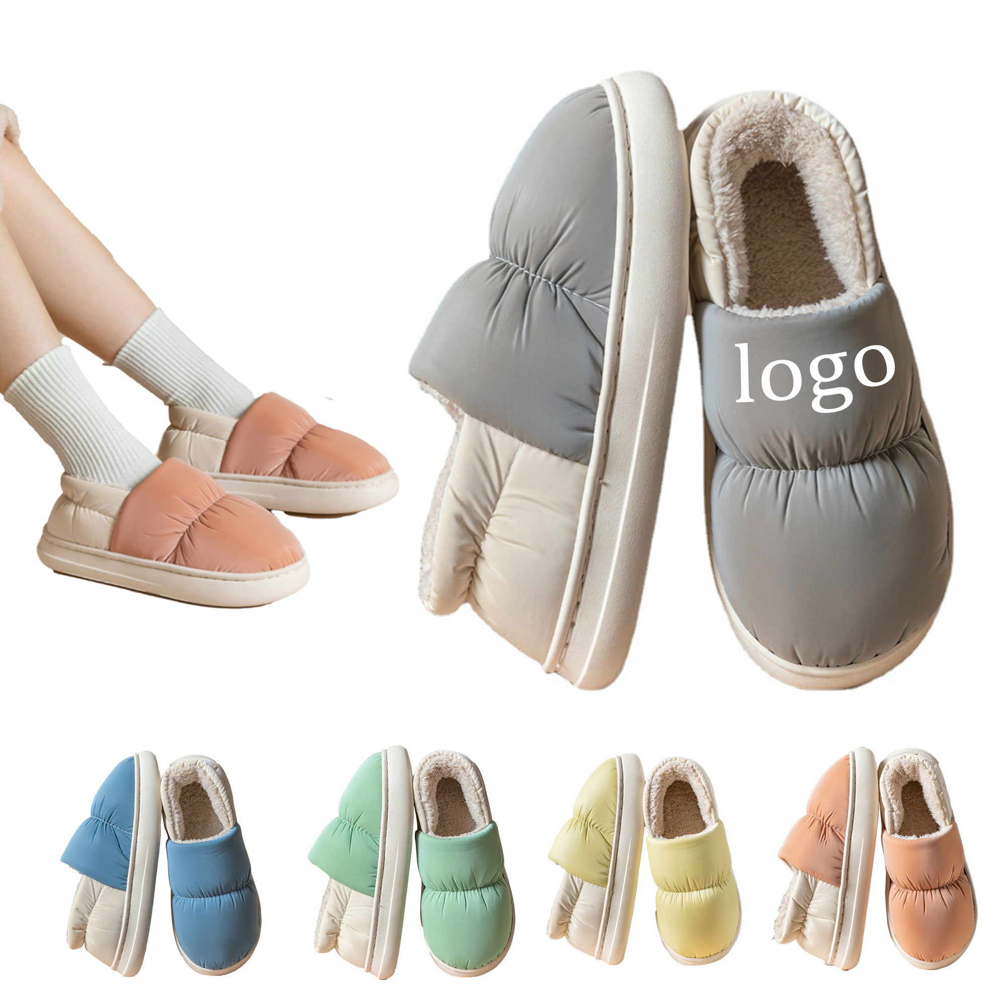 MOQ 30 Waterproof Cotton Shoes 9"L-10"L (US size 5-8) 2