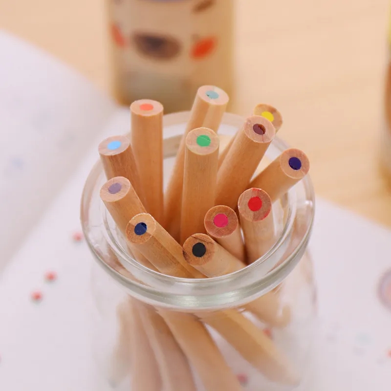 12-Piece Colored Pencil Set In Tube With Sharpener 1