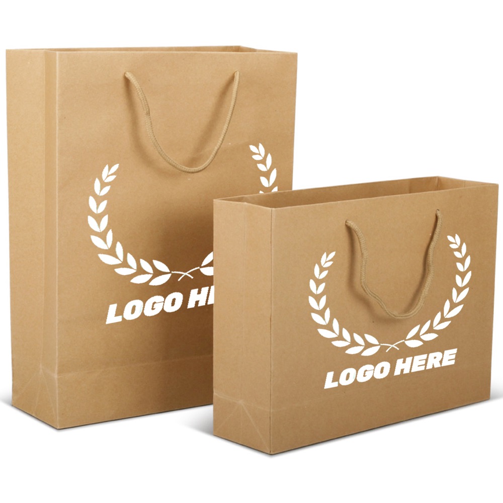 Foldable Kraft Paper Tote Bag 2