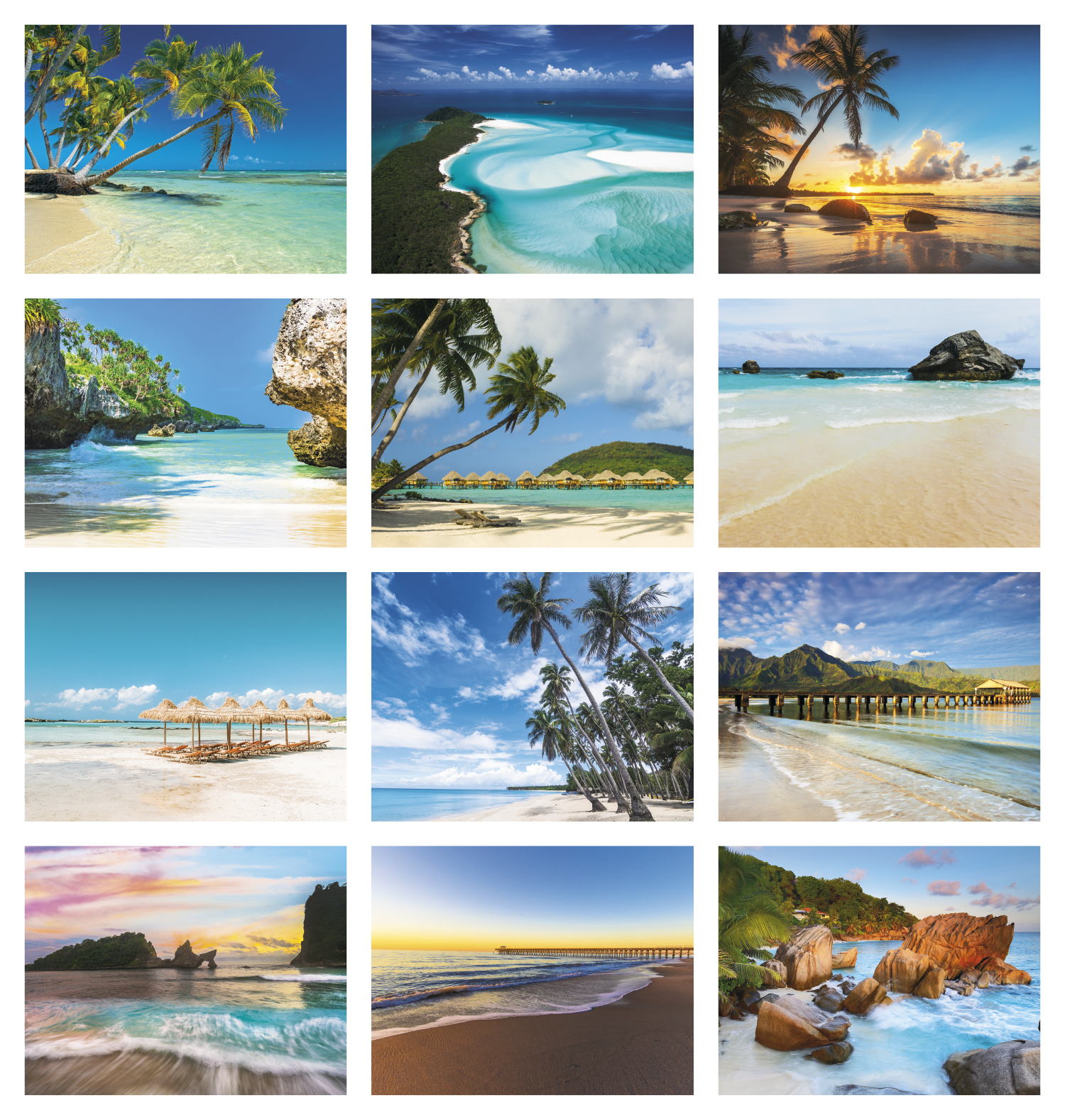 Triumph® Calendars Beaches Calendar 48