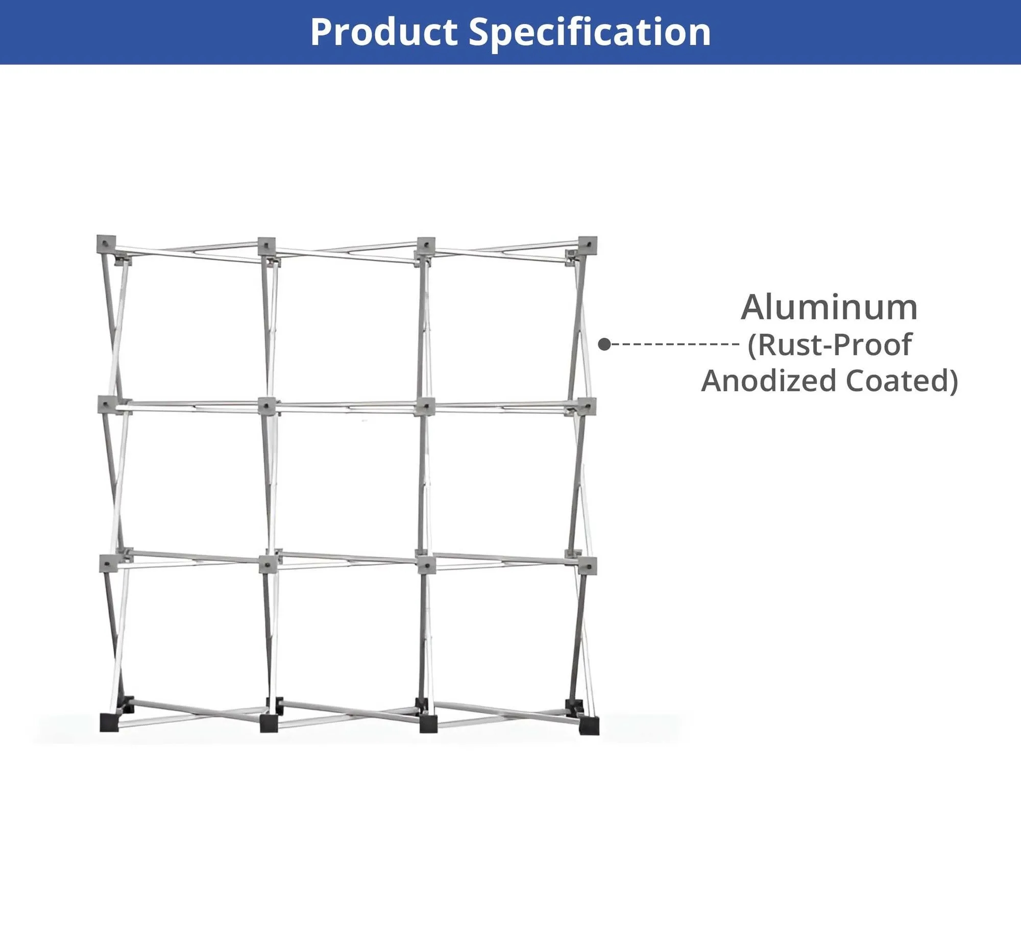 3x3 Micro GeoMetrix Table Top Display Package 12.60"x12.60" 5