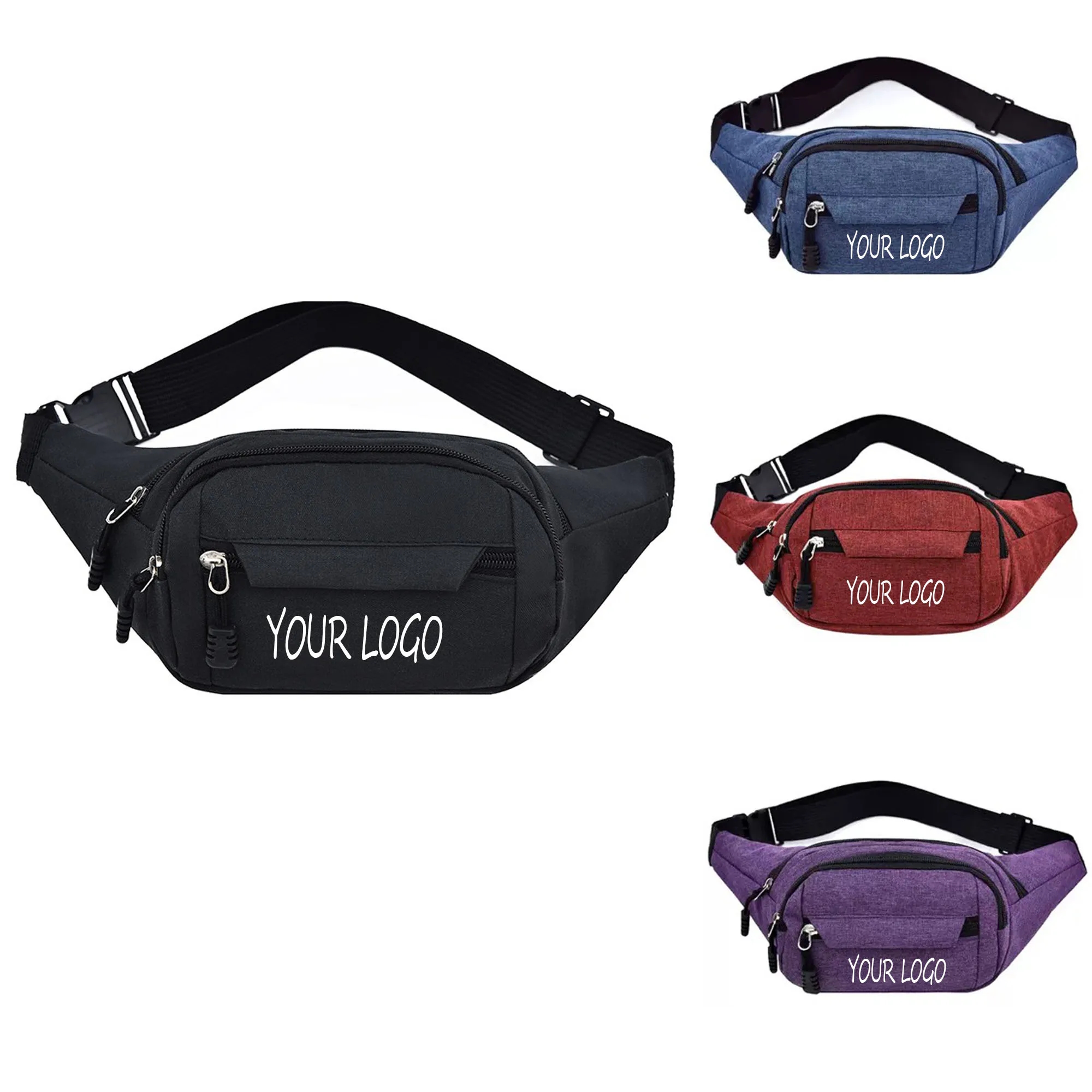 Nylon Adjustable Fanny Pack  MOQ 100 2