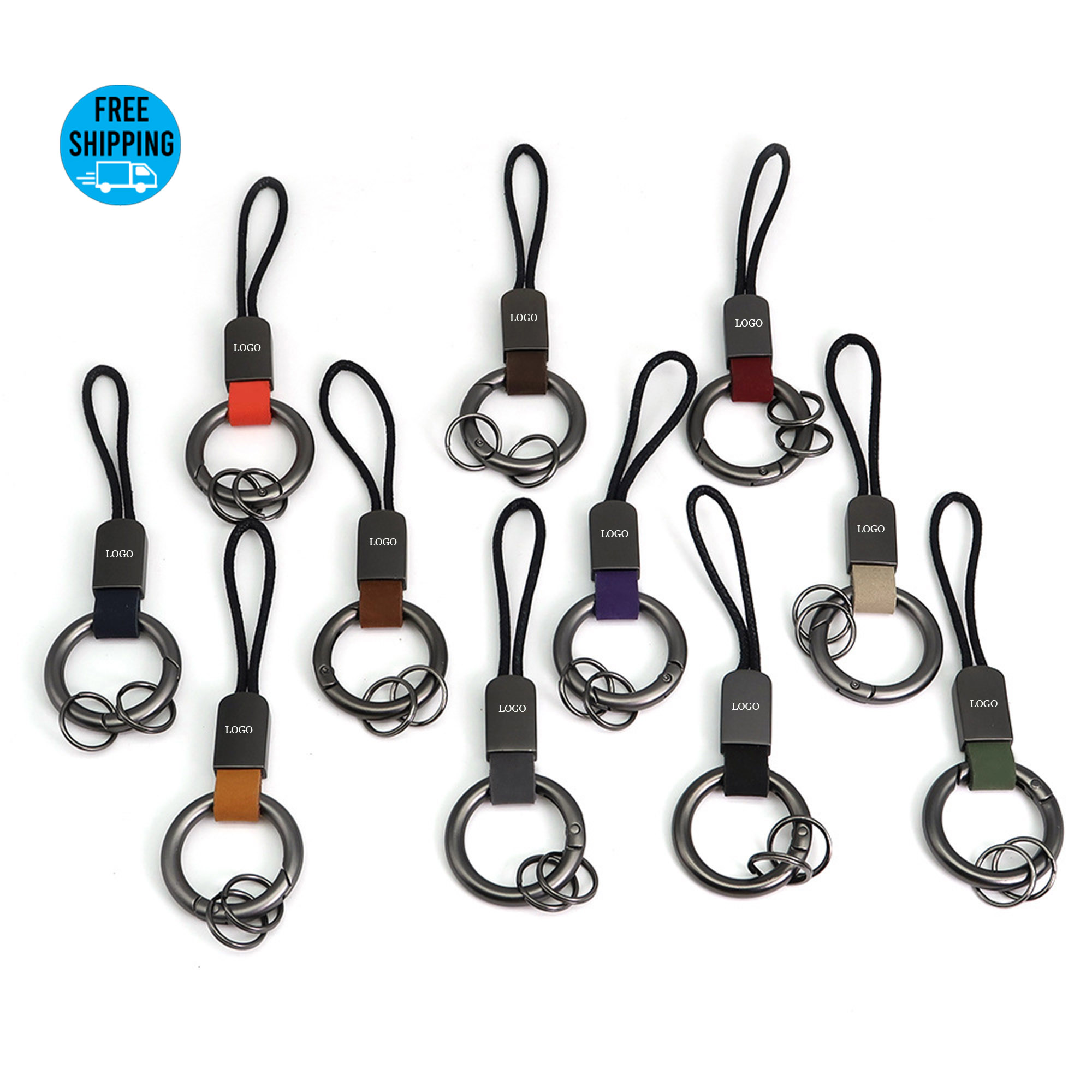 Leatherette Car KeyChain 4