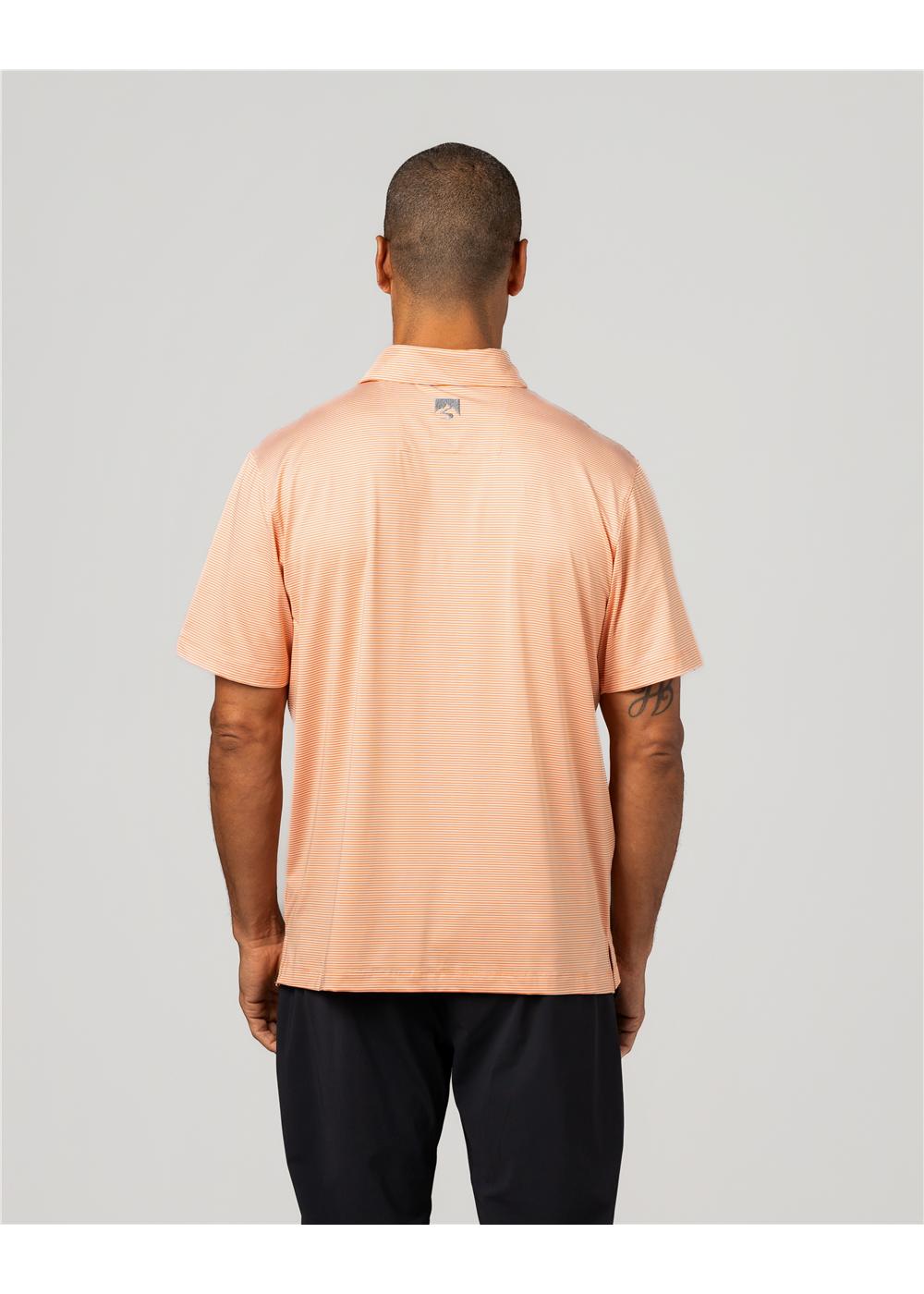 Storm Creek Men's Optimist II Microstripe Short Sleeve Polo 6
