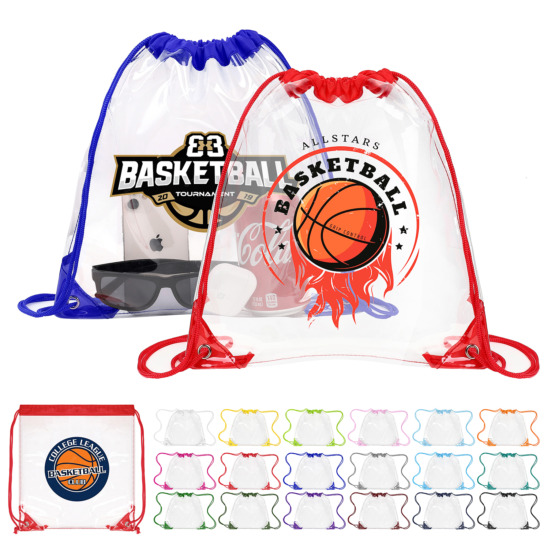 Clear Drawstring Backpack 4