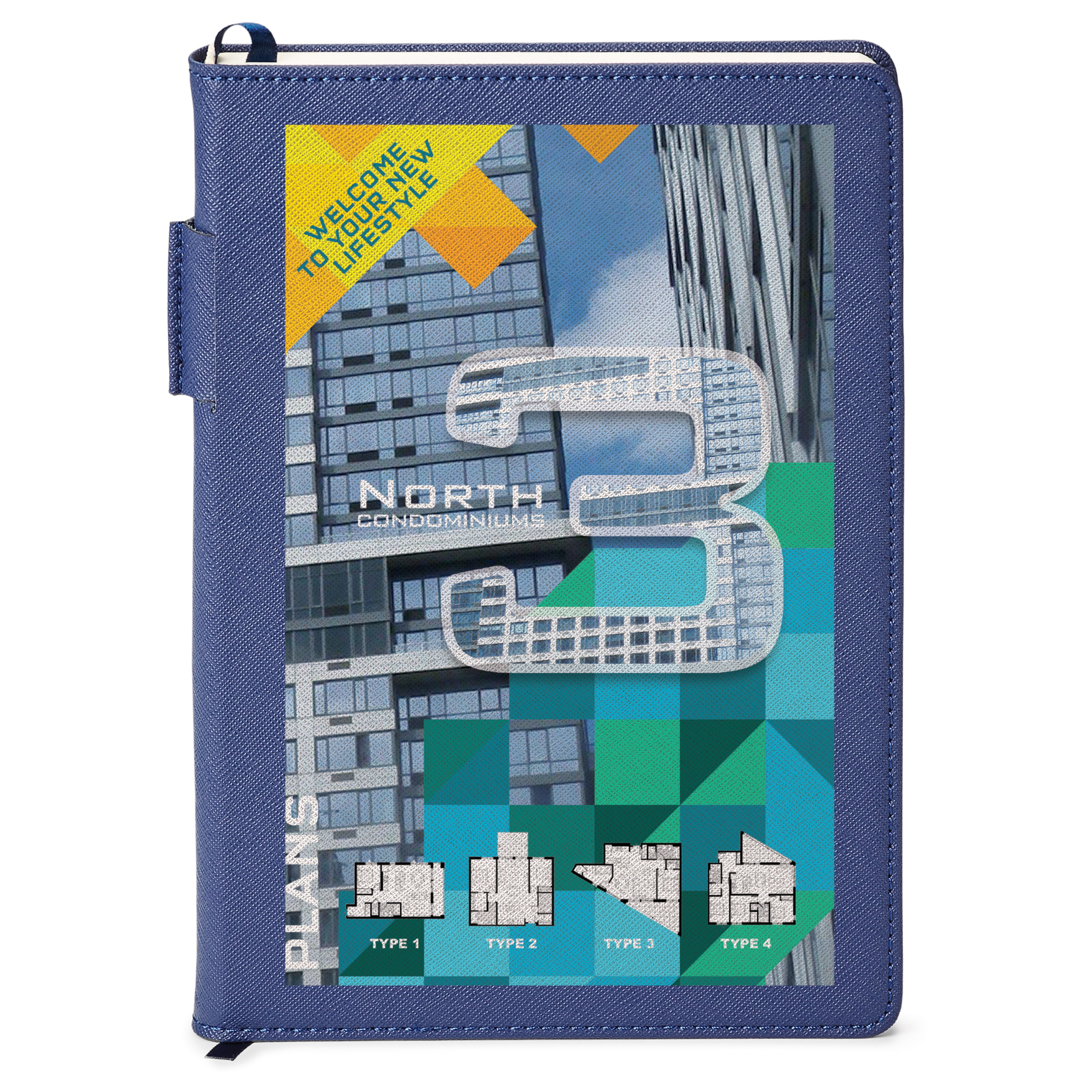 Genuine leather non-refillable journal 5