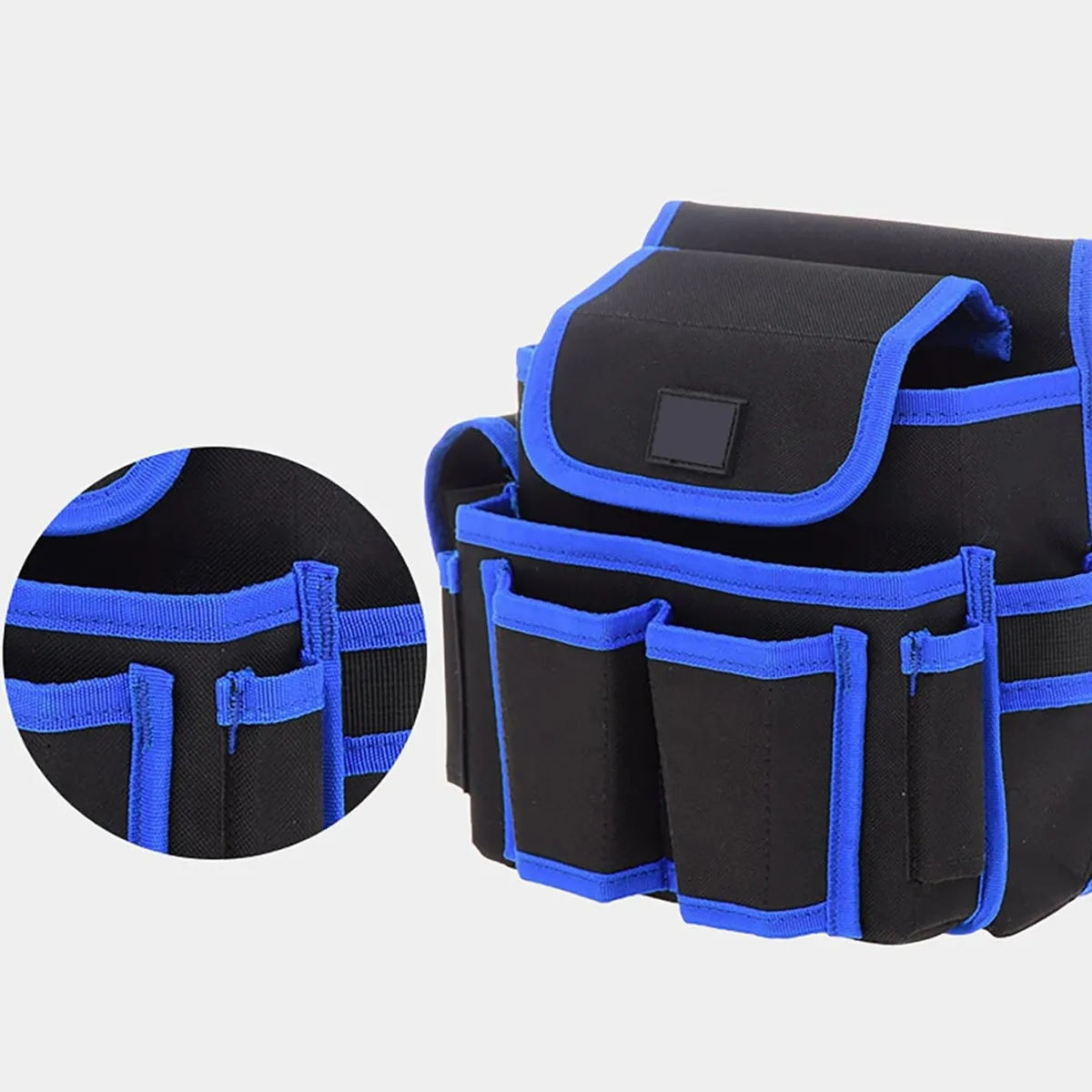 Durable Multi-Pocket Work Belt Tool Pouch Waist Bag 4