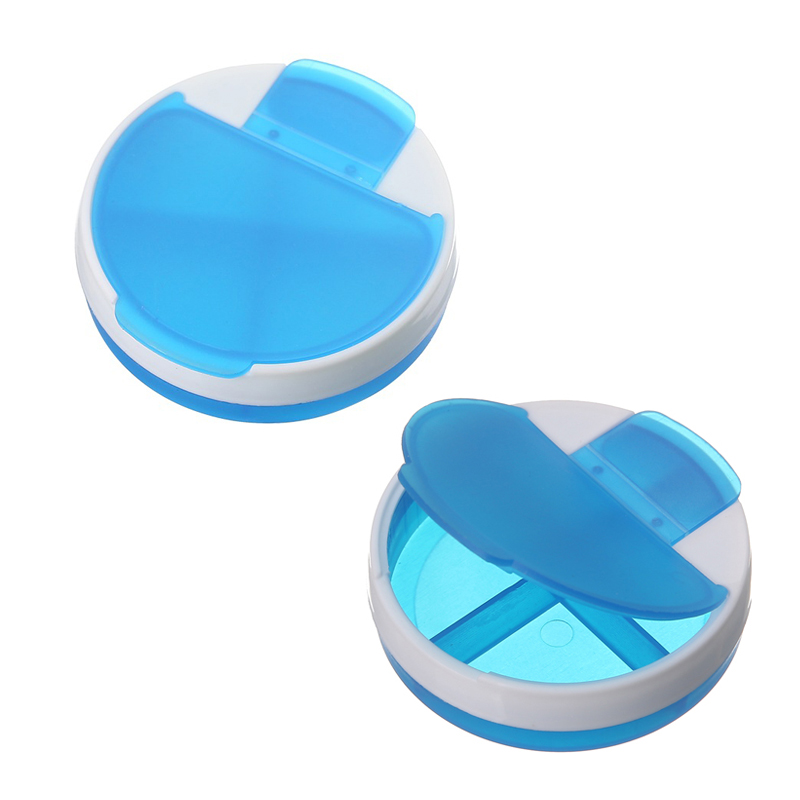 4 Compartments Round Pill Box 3