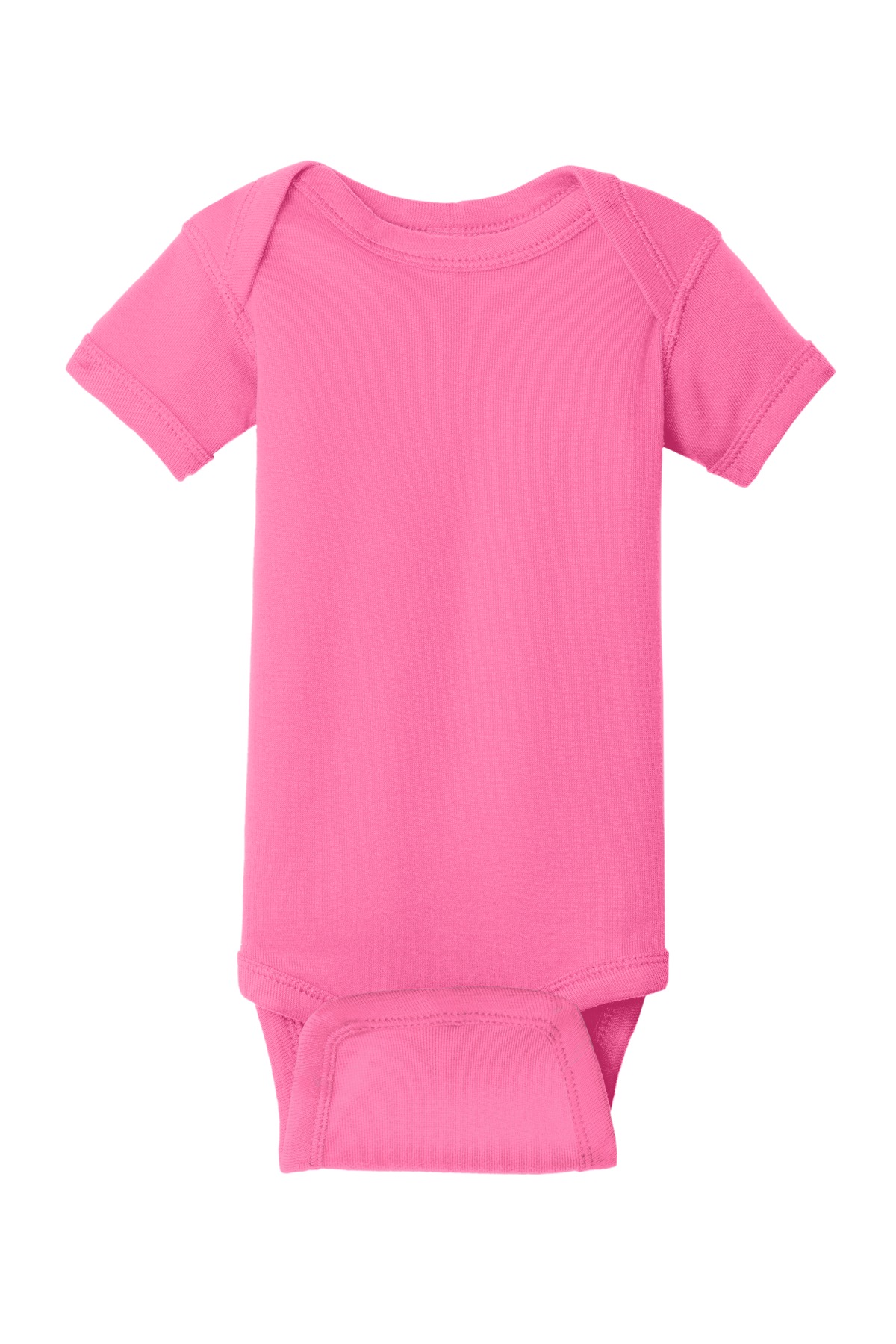 Rabbit Skins Infant Short Sleeve Baby Rib Bodysuit. RS4400 74