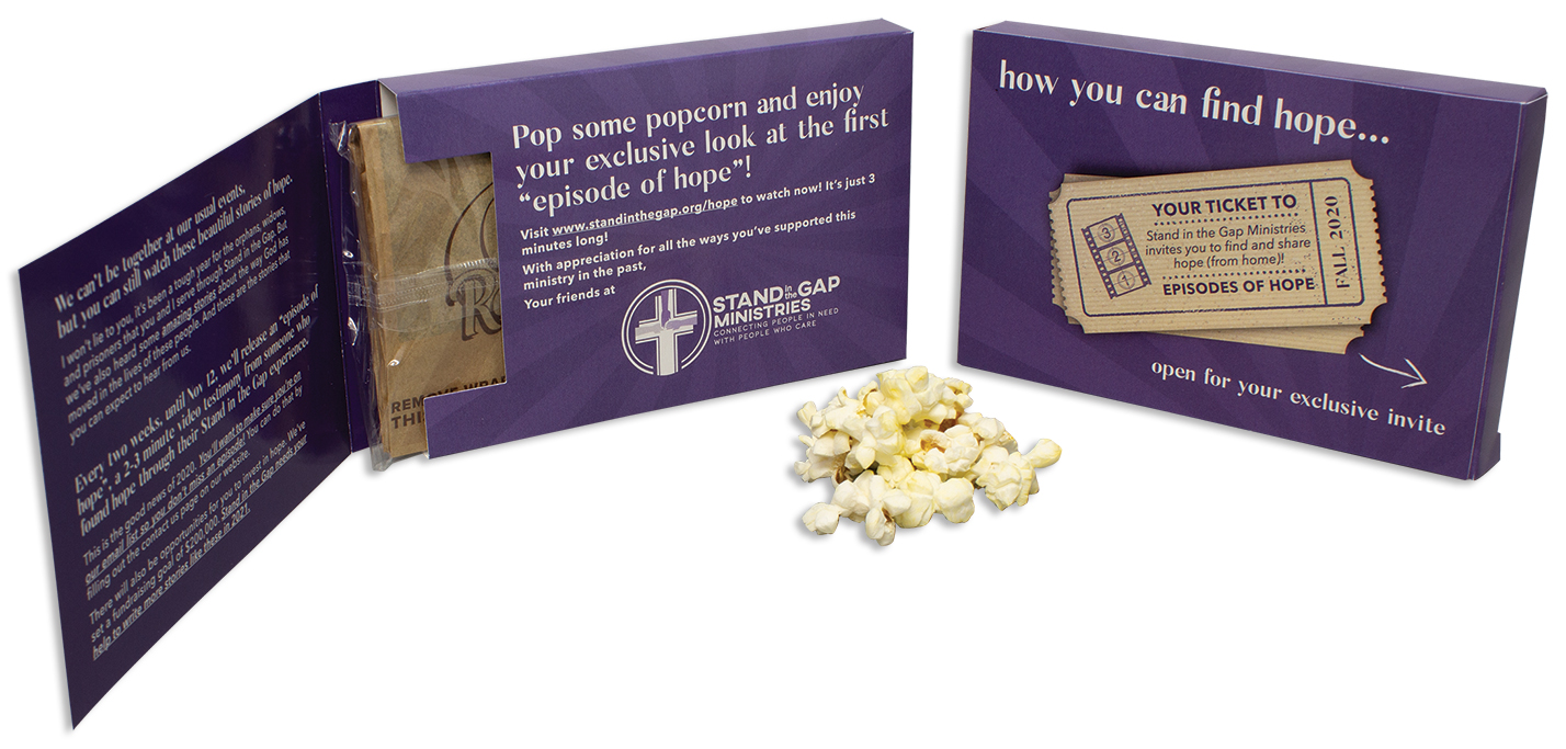 6 1/2" x 4 1/4" x 3/4" - Popcorn Mailer Pack 2