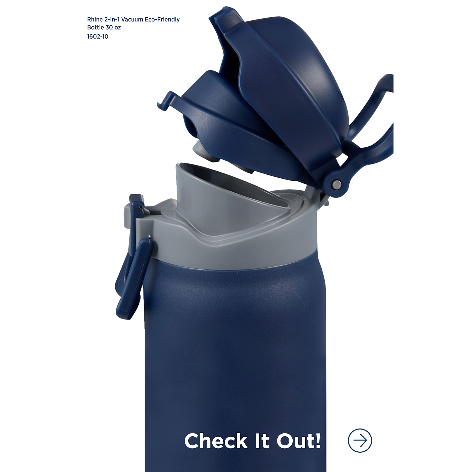 Rhine 2 in 1 Vacuum Insulated Bottle 30oz 183