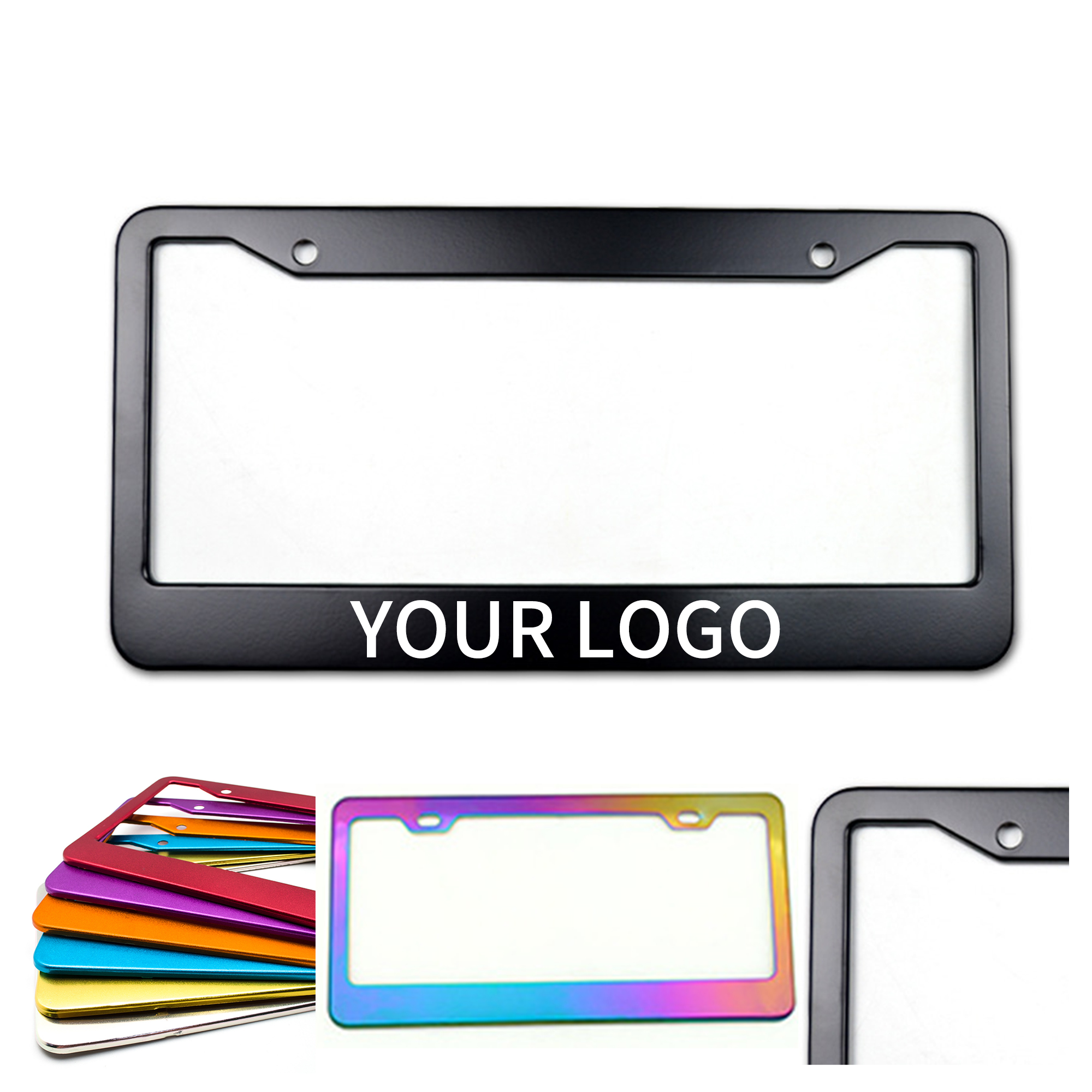 ABS Decorative License Plate Frame for Vehicle Branding 3