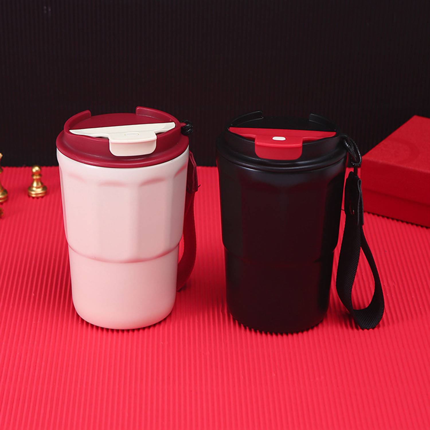 13.4oz 316L stainless steel portable coffee insulated cup 4