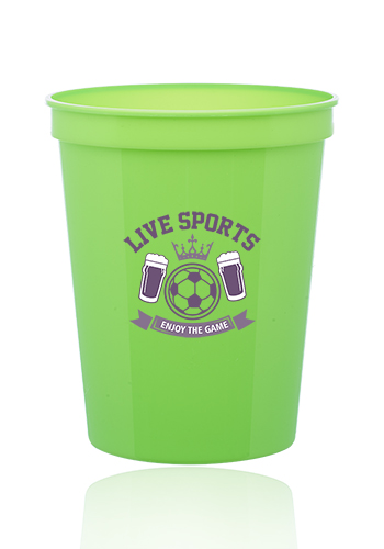 16 oz. Reusable Plastic Stadium Cups 14