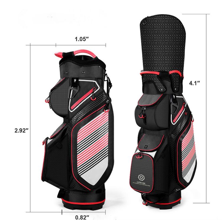 Golf Cart Bag 14 Way Organizer Divider Top with Handles 1