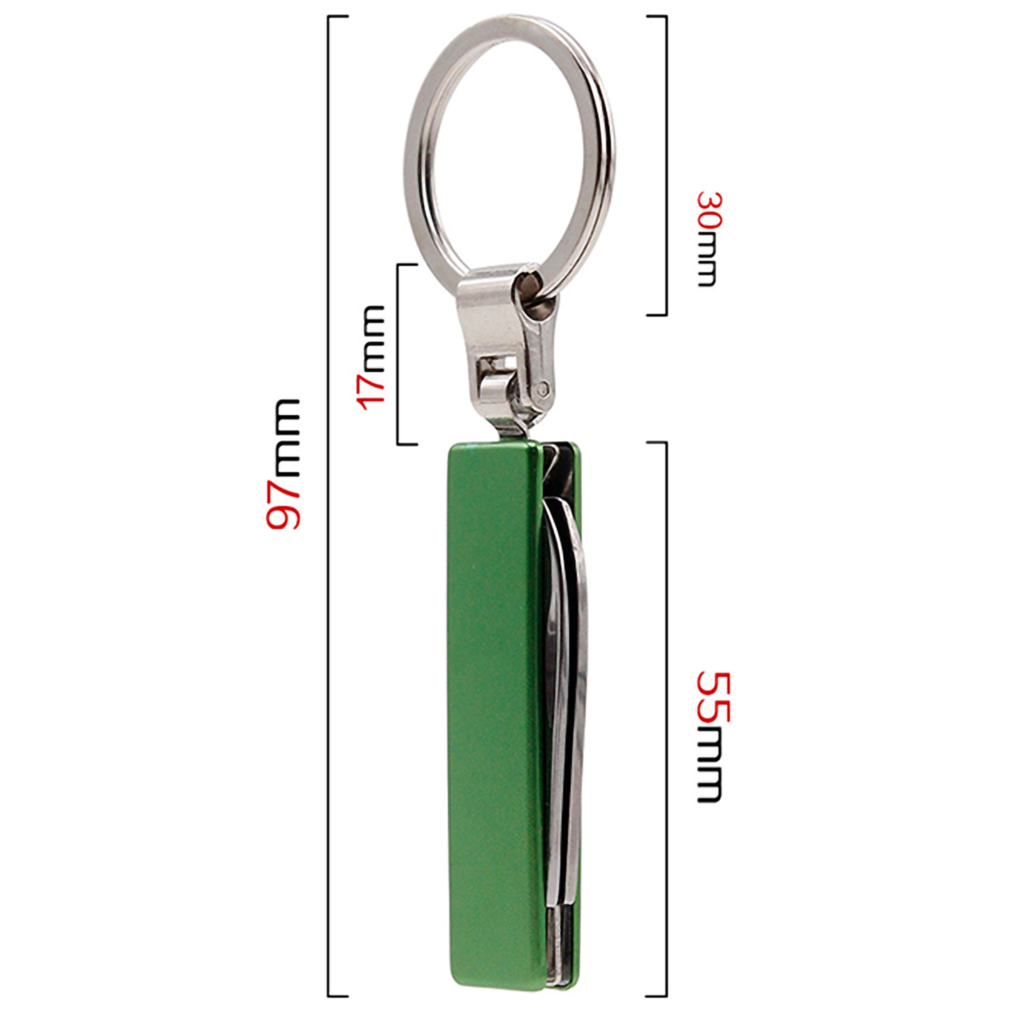 Compact Stainless Steel Pocket Knife Keychain 3