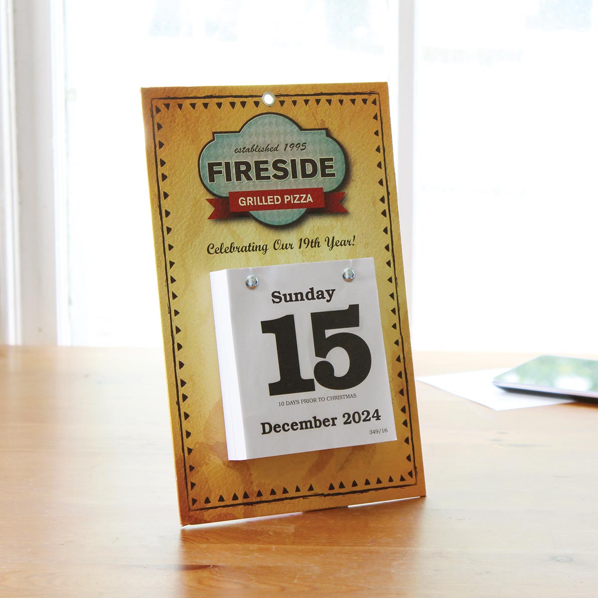 Daily Date Bookbound Calendar – 7" x 11" 2