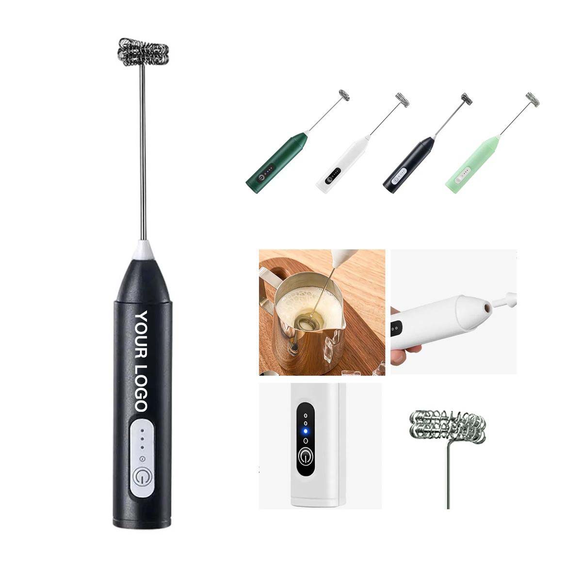 Portable Milk Frother with USB Type C Charging 2