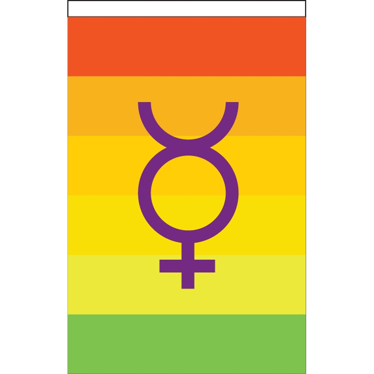 Hermaphrodite Deluxe Garden Flag 1