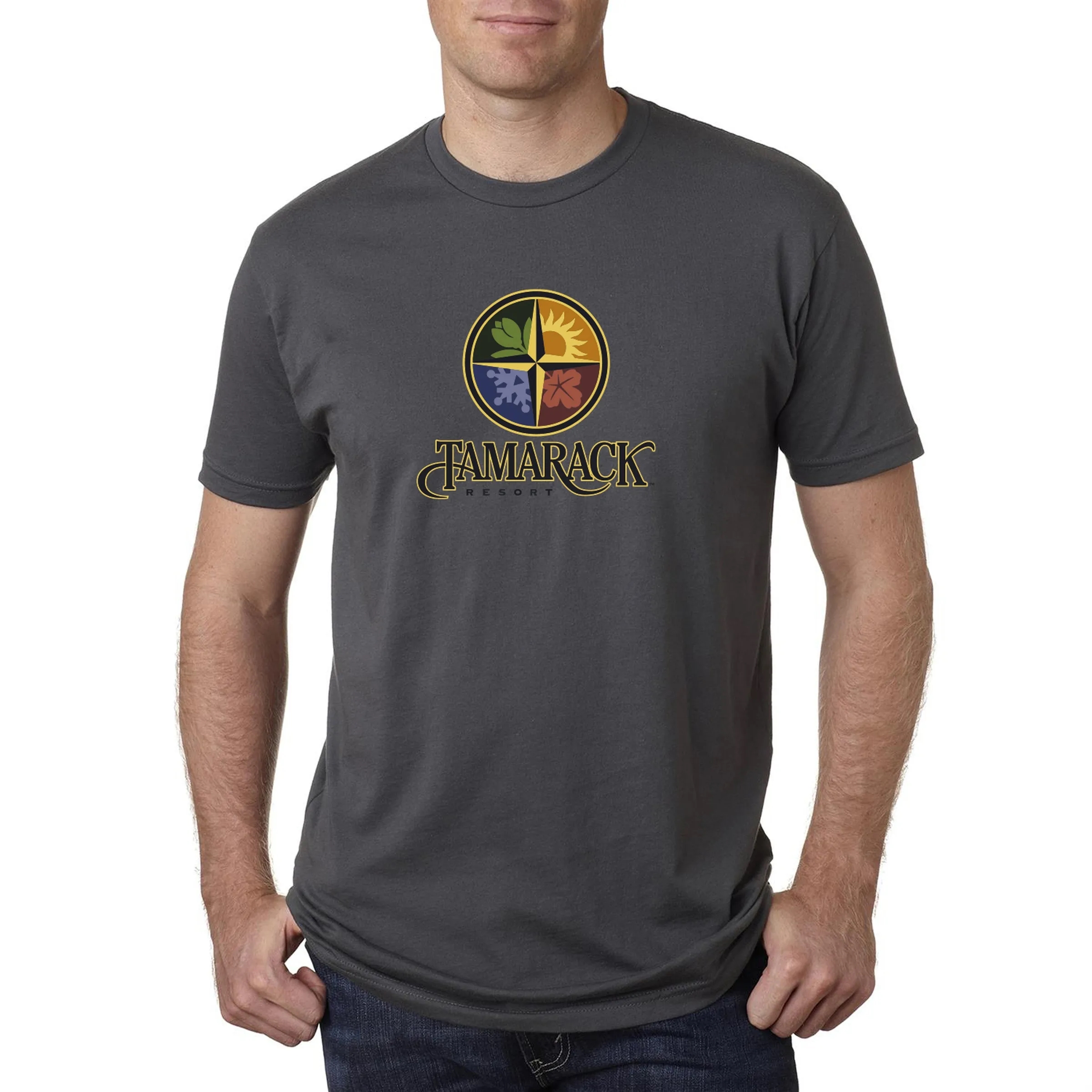 Next Level Men's Cotton Crew 35