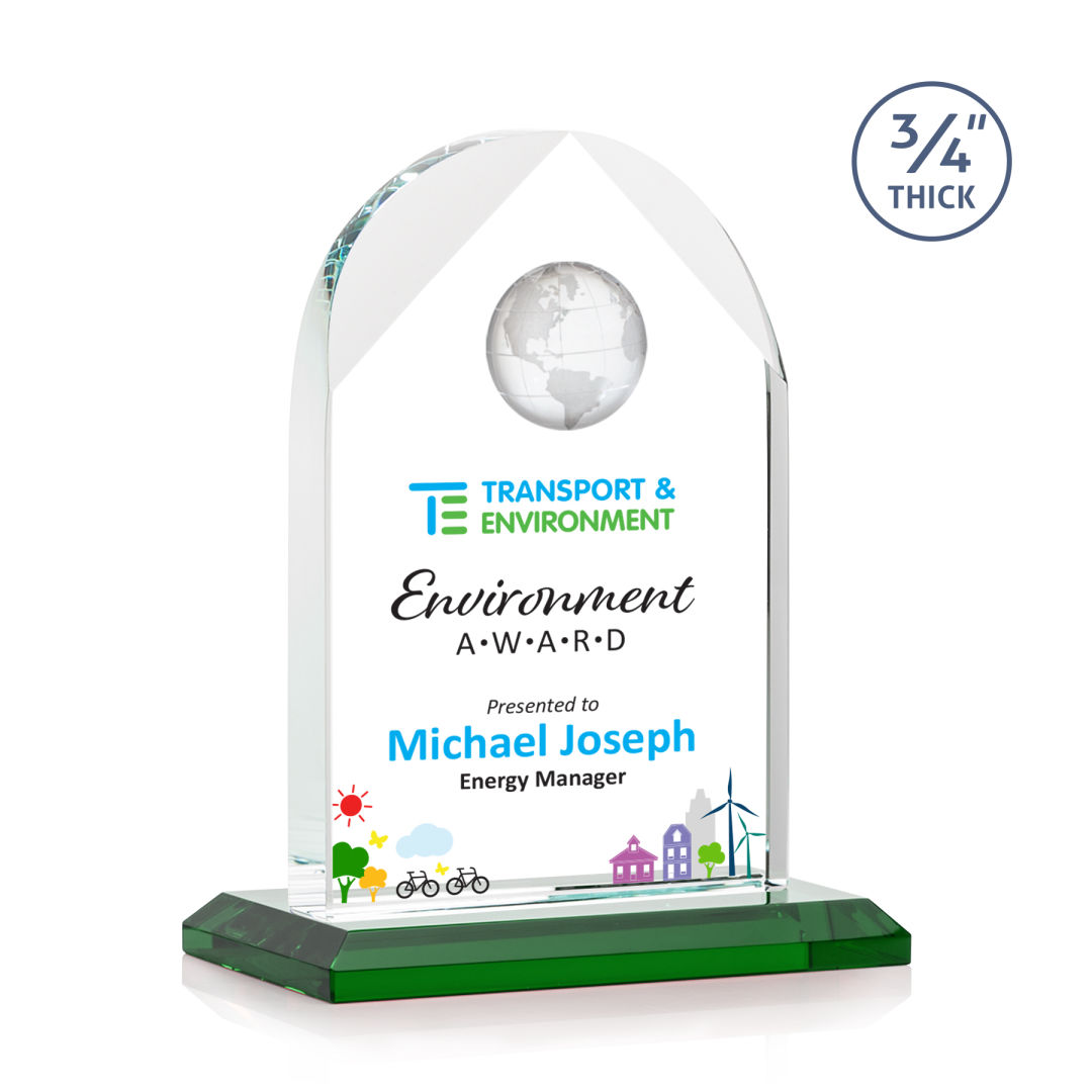 Blake Globe VividPrint™ Award - Green 6