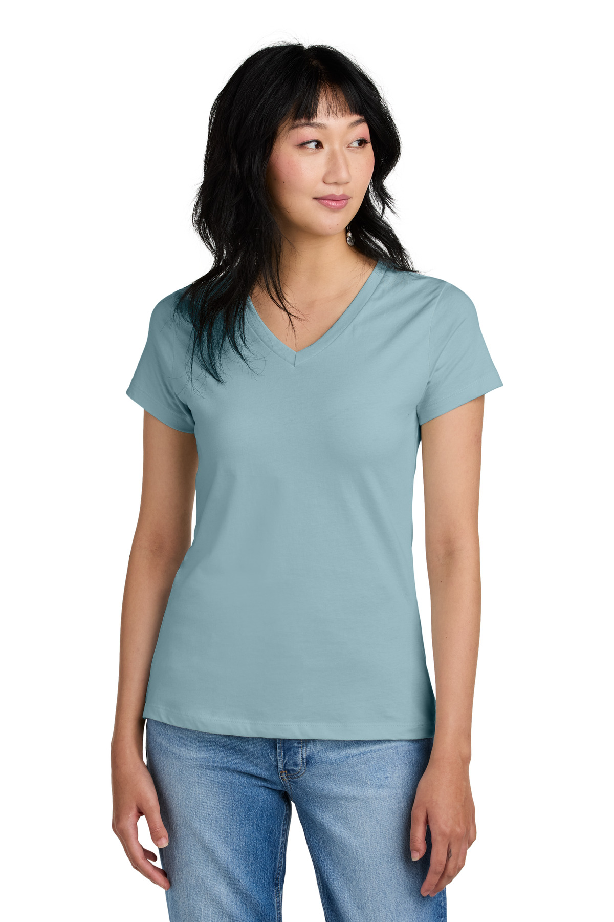 District® Women's Perfect Weight V-Neck Tee 7