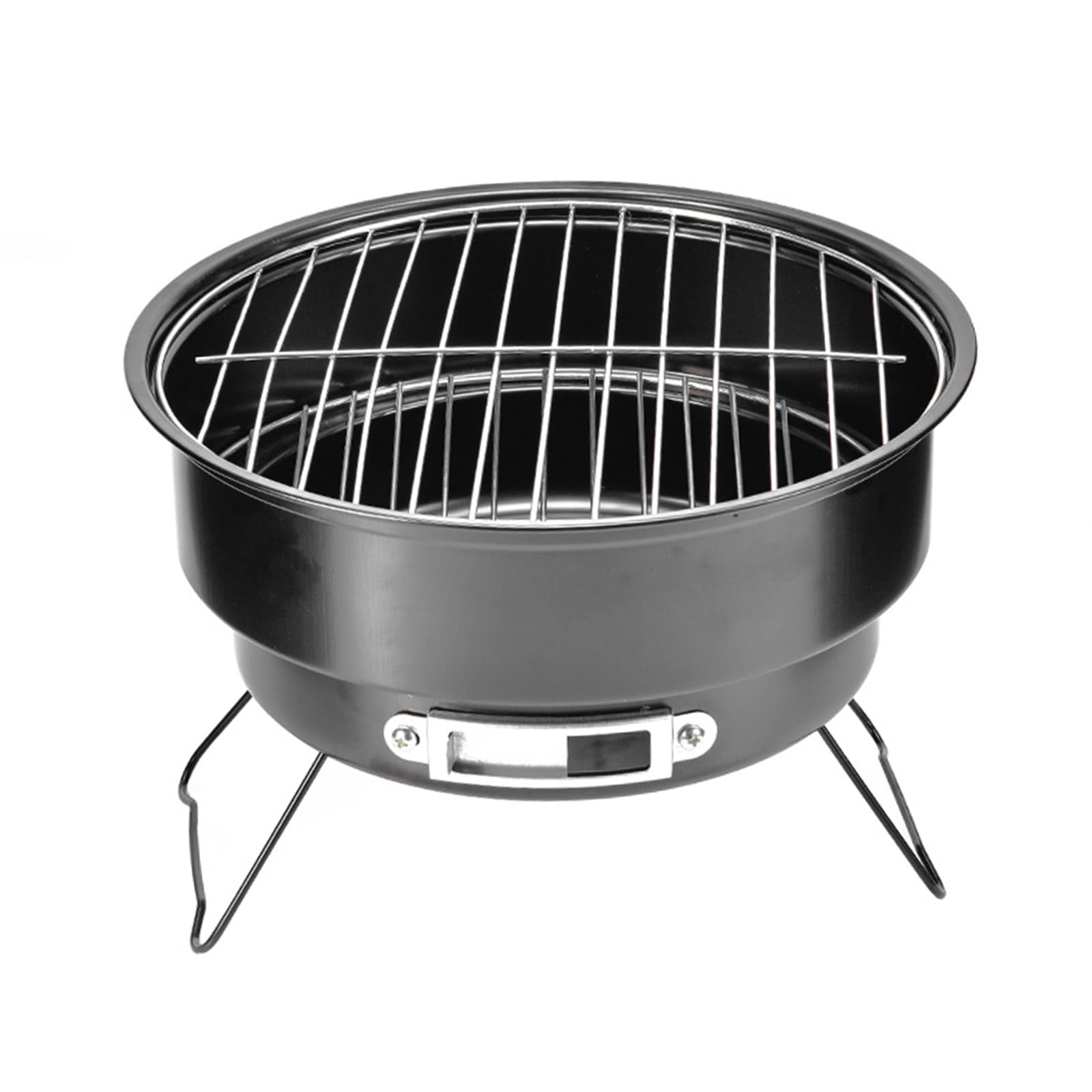 Portable Round Barbecue BBQ Charcoal Grill W/ Cooler Bag 1