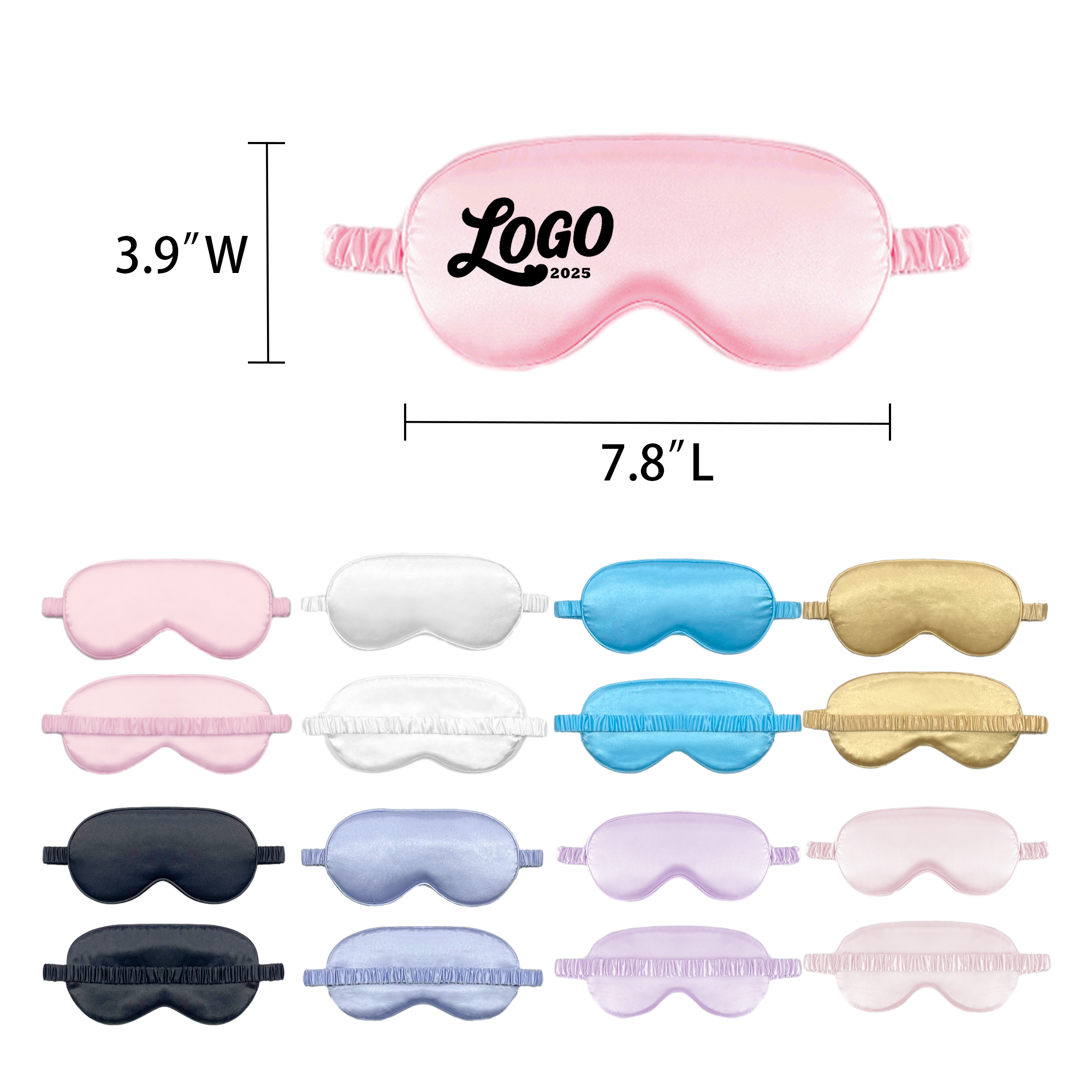 Soft Breathable Imitation Silk Eye Mask 3