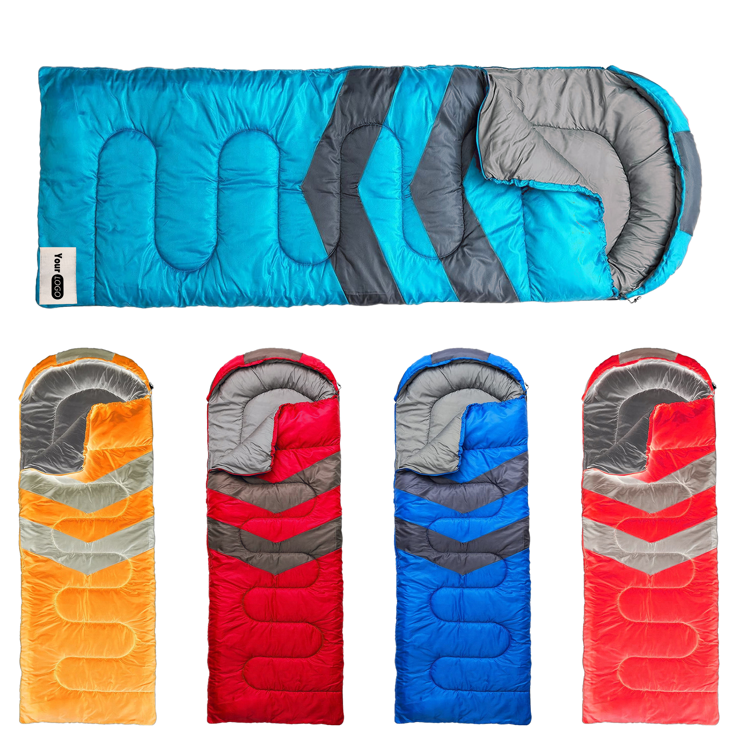 Polyester Lightweight And Compact Sleeping Bag For Easy Travel 5