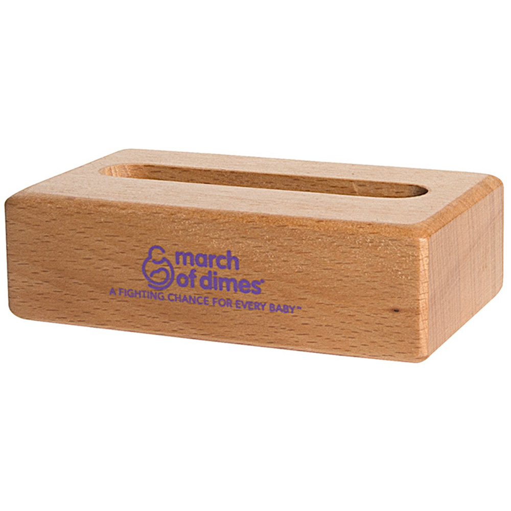 Wooden Block Phone Holder 6