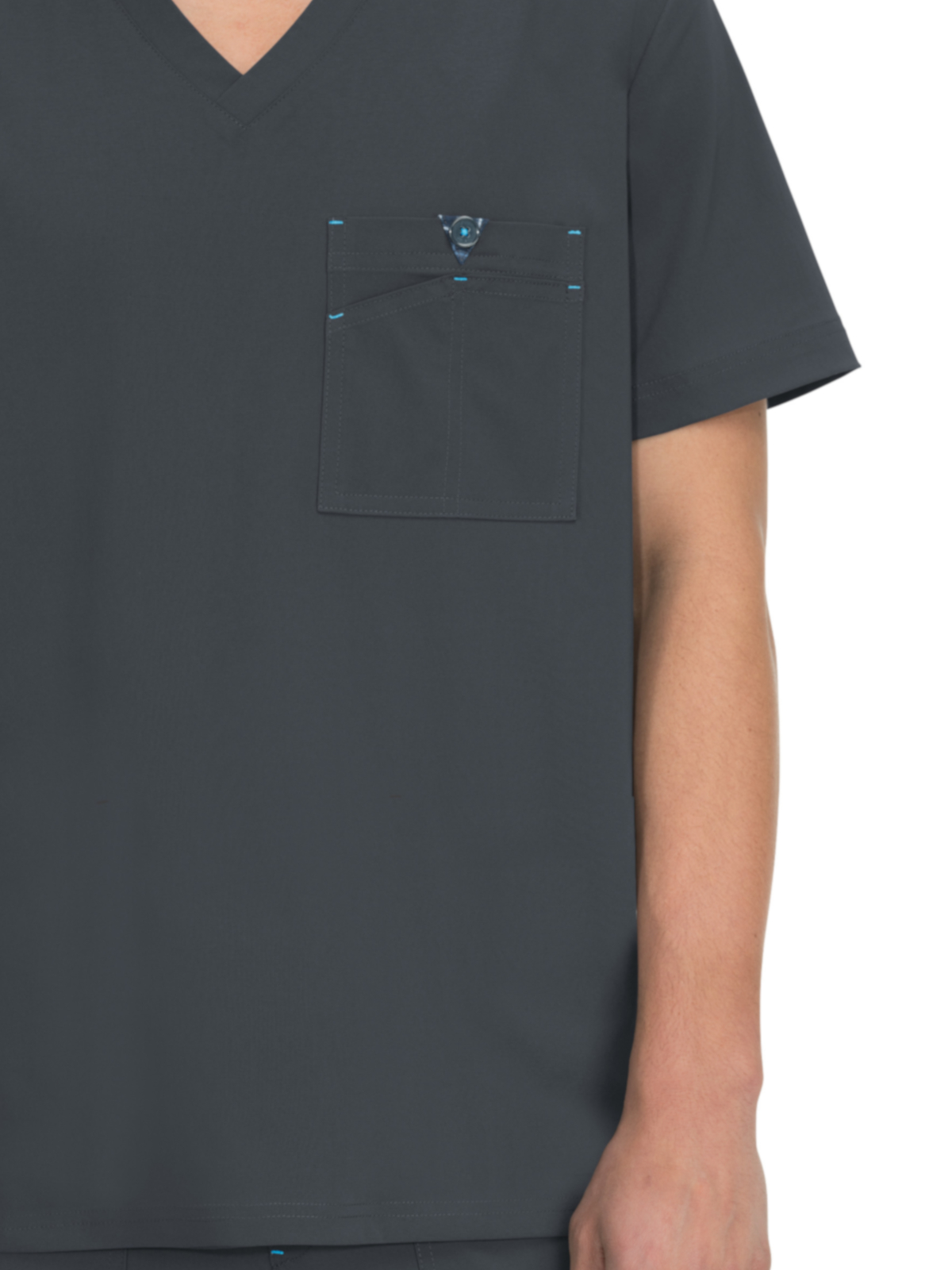 koi - Basics - Men's One-Pocket V-Neck Tuck-In Bryan Top 9